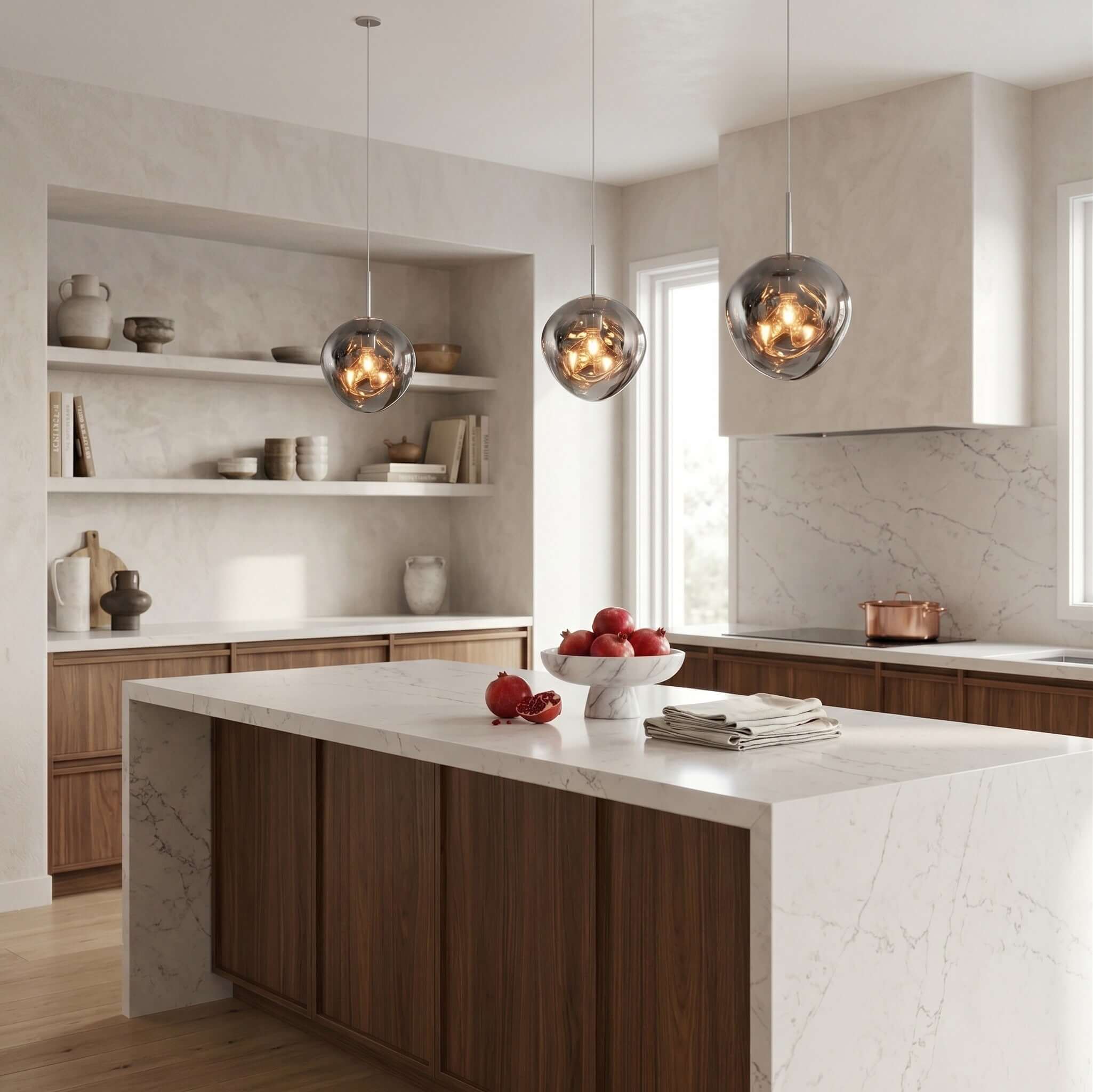Opal Drop Pendant Light