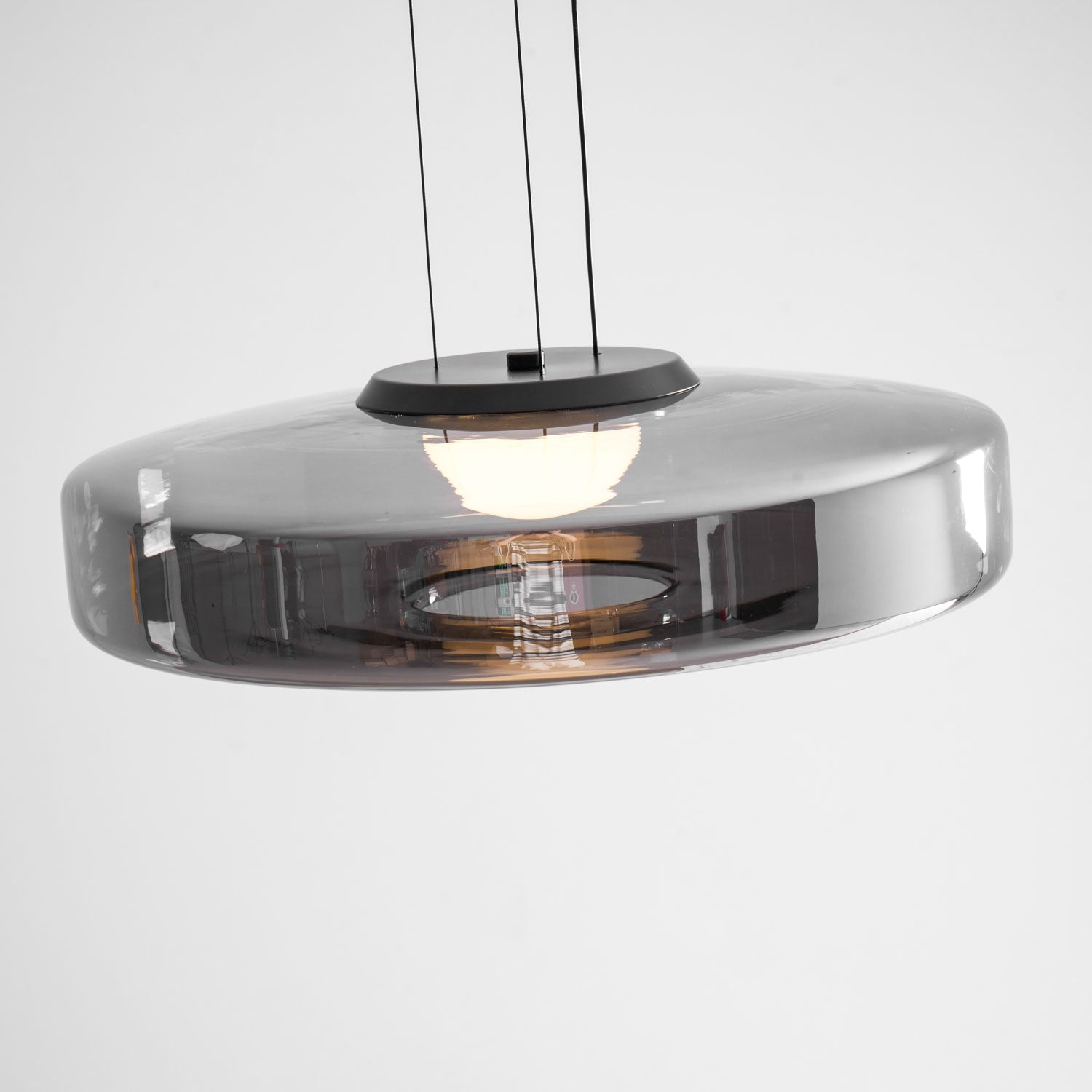 Strata Glass Disc Pendant