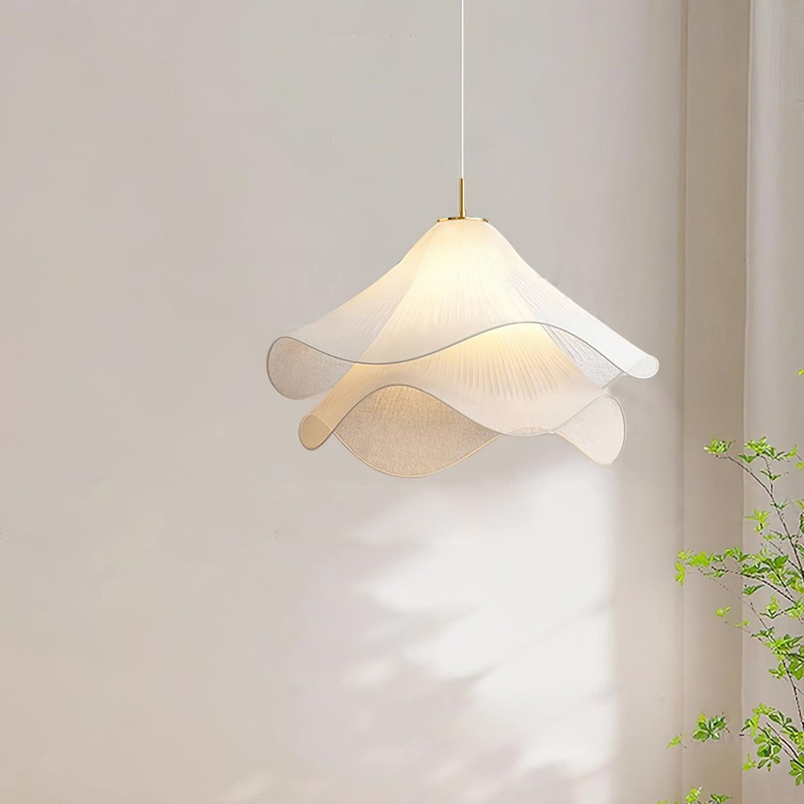 Ondine Pleated Bloom Pendant