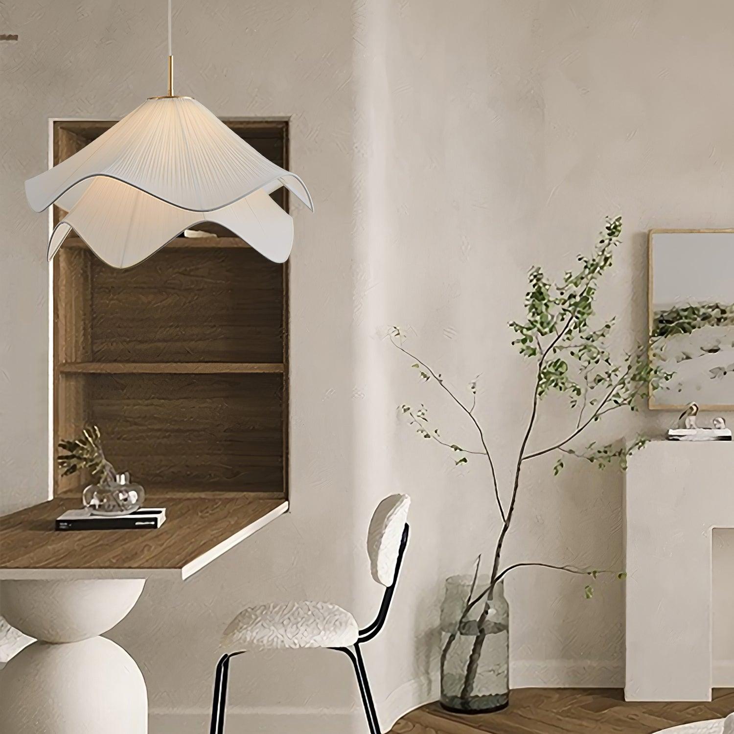 Ondine Pleated Bloom Pendant