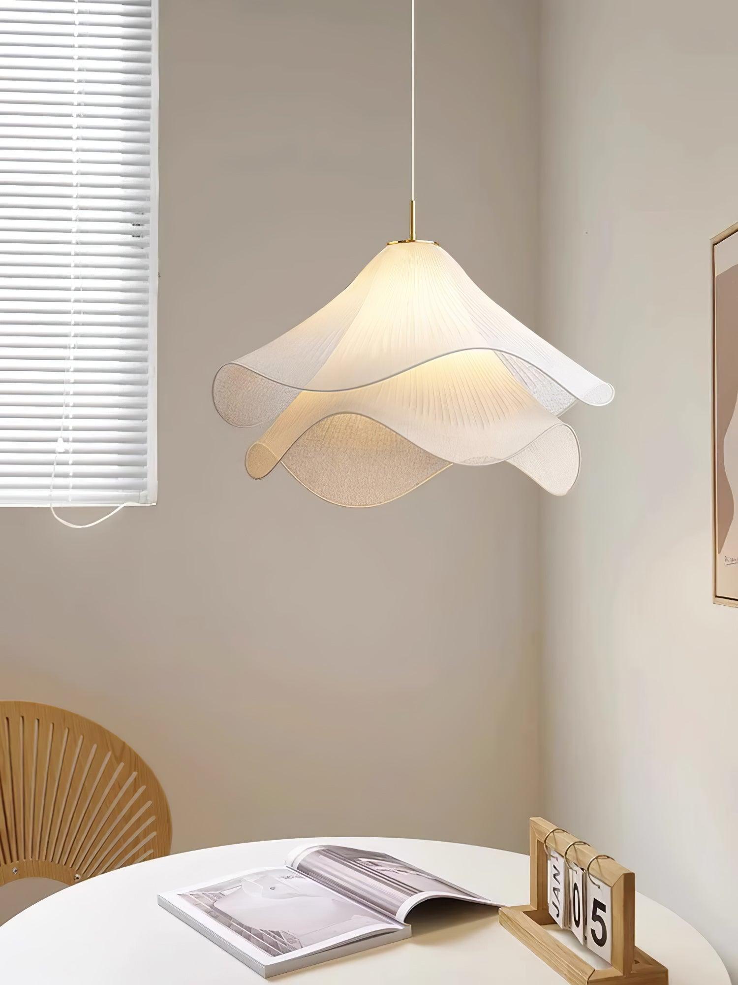 Ondine Pleated Bloom Pendant