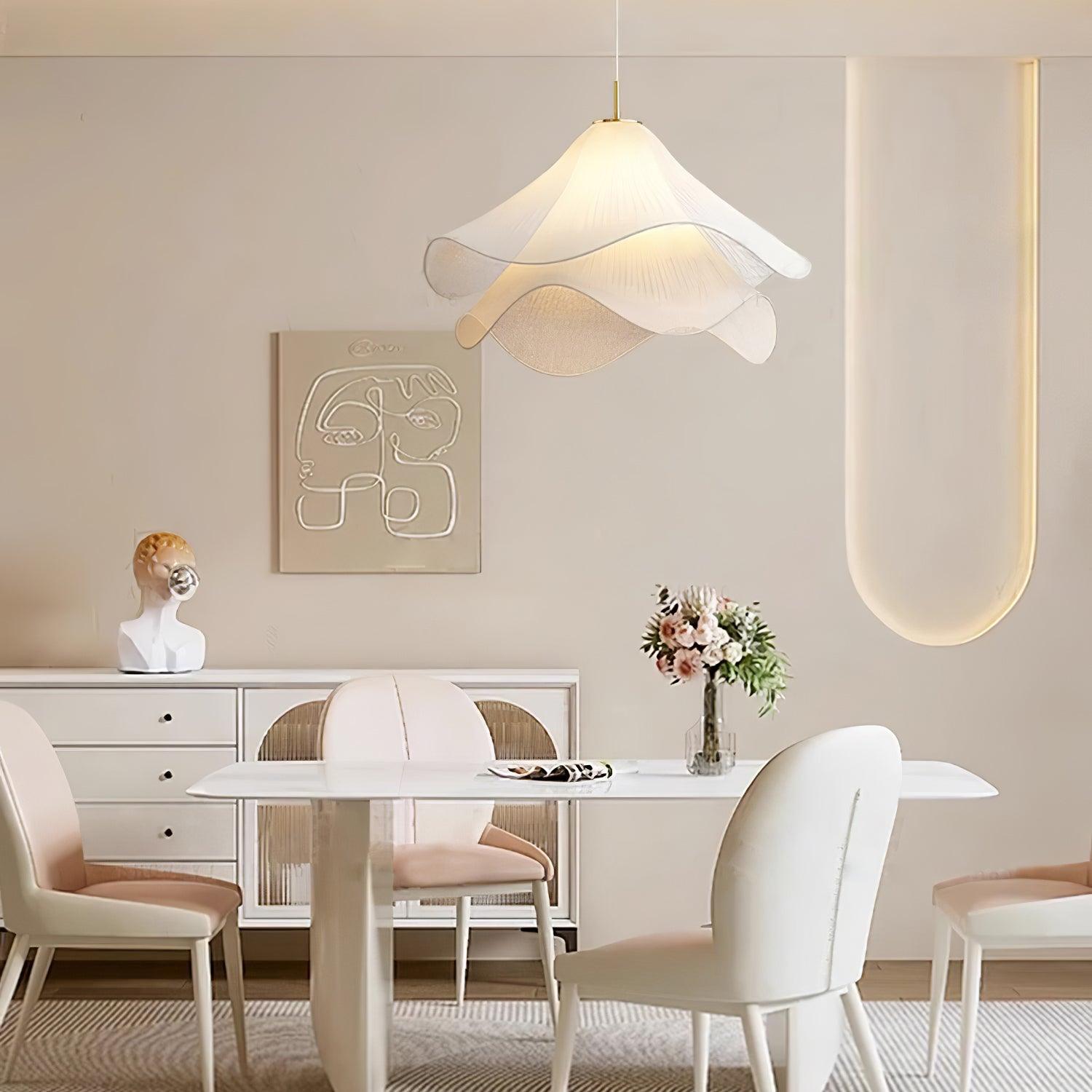 Ondine Pleated Bloom Pendant