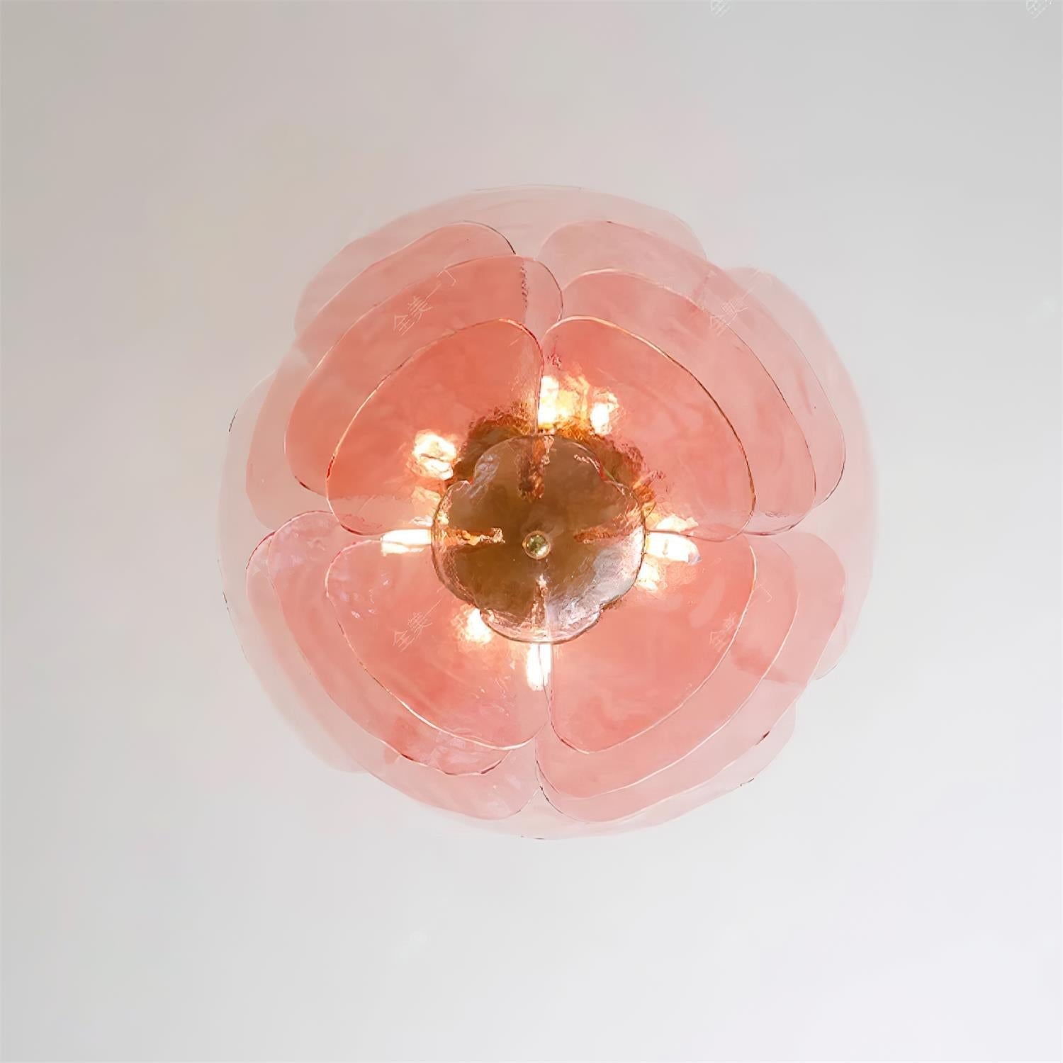 Corolla Tiered Glass Petal Chandelier