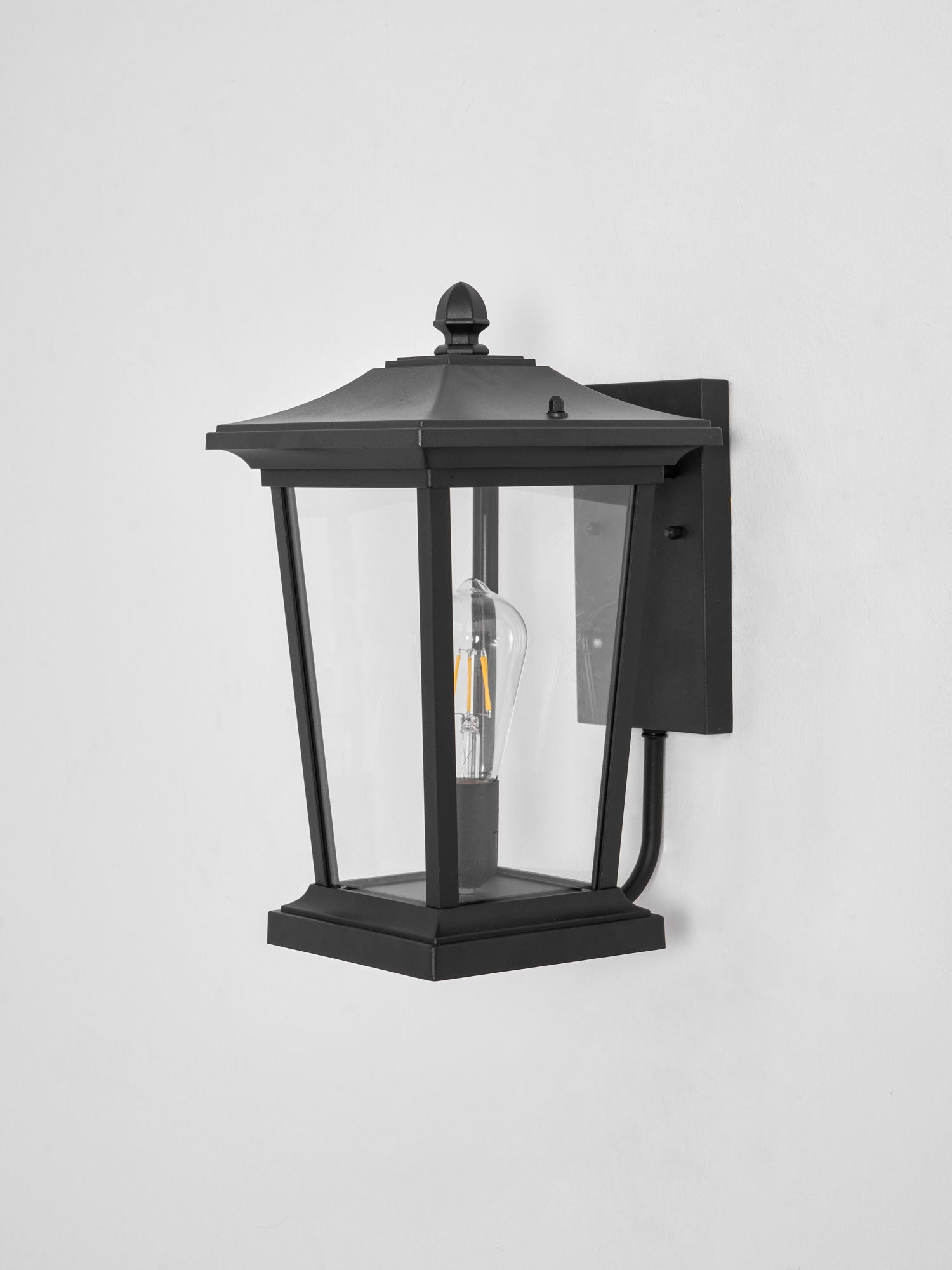 Caged Glass Carriage Lantern