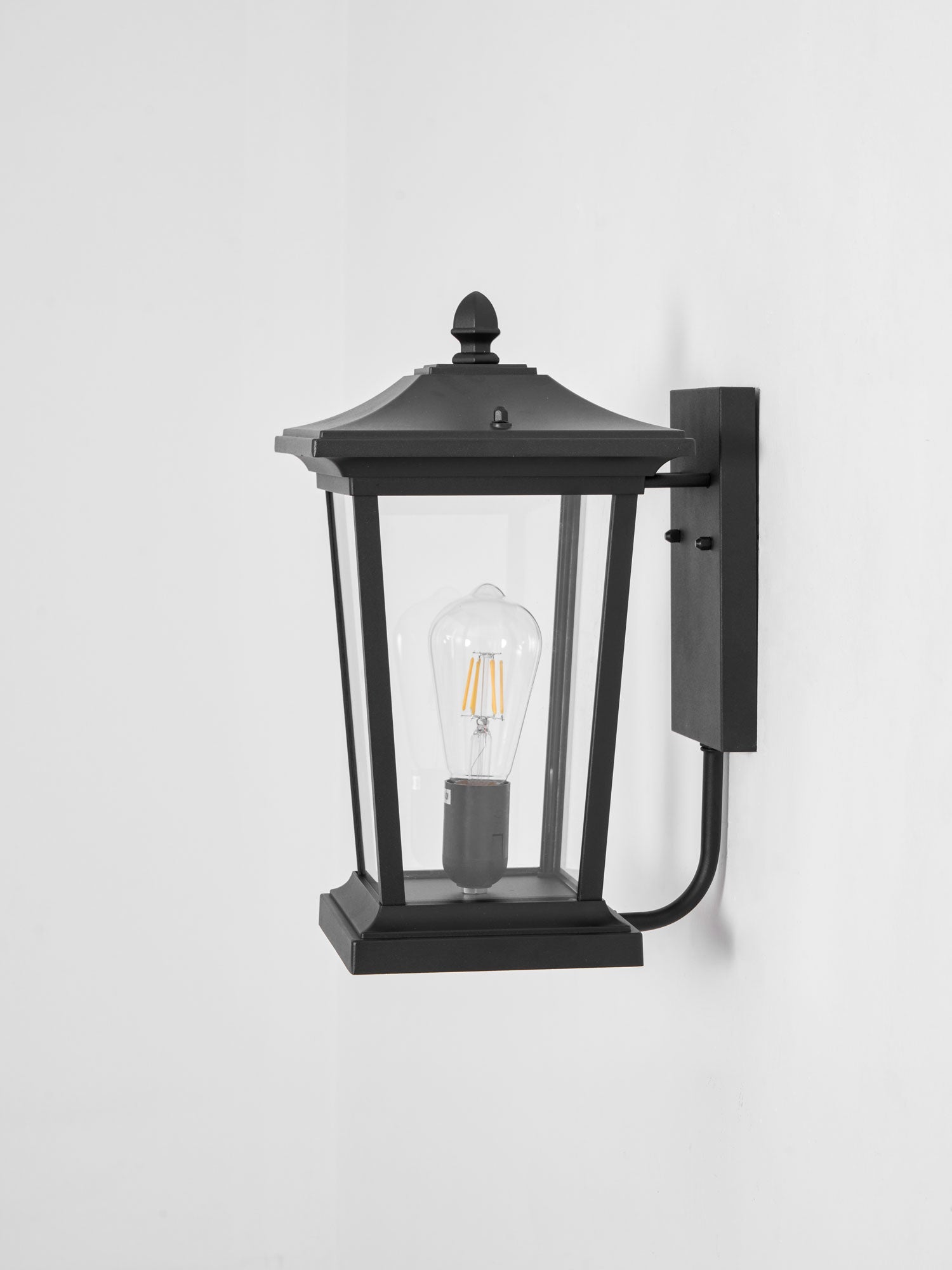 Caged Glass Carriage Lantern