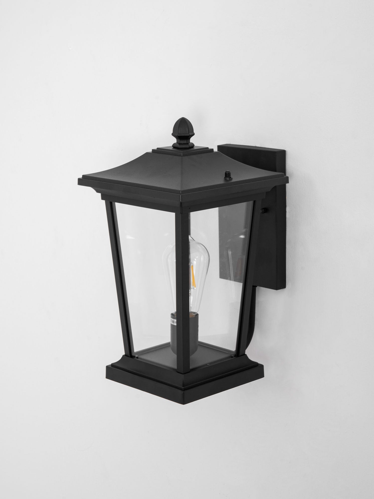 Caged Glass Carriage Lantern