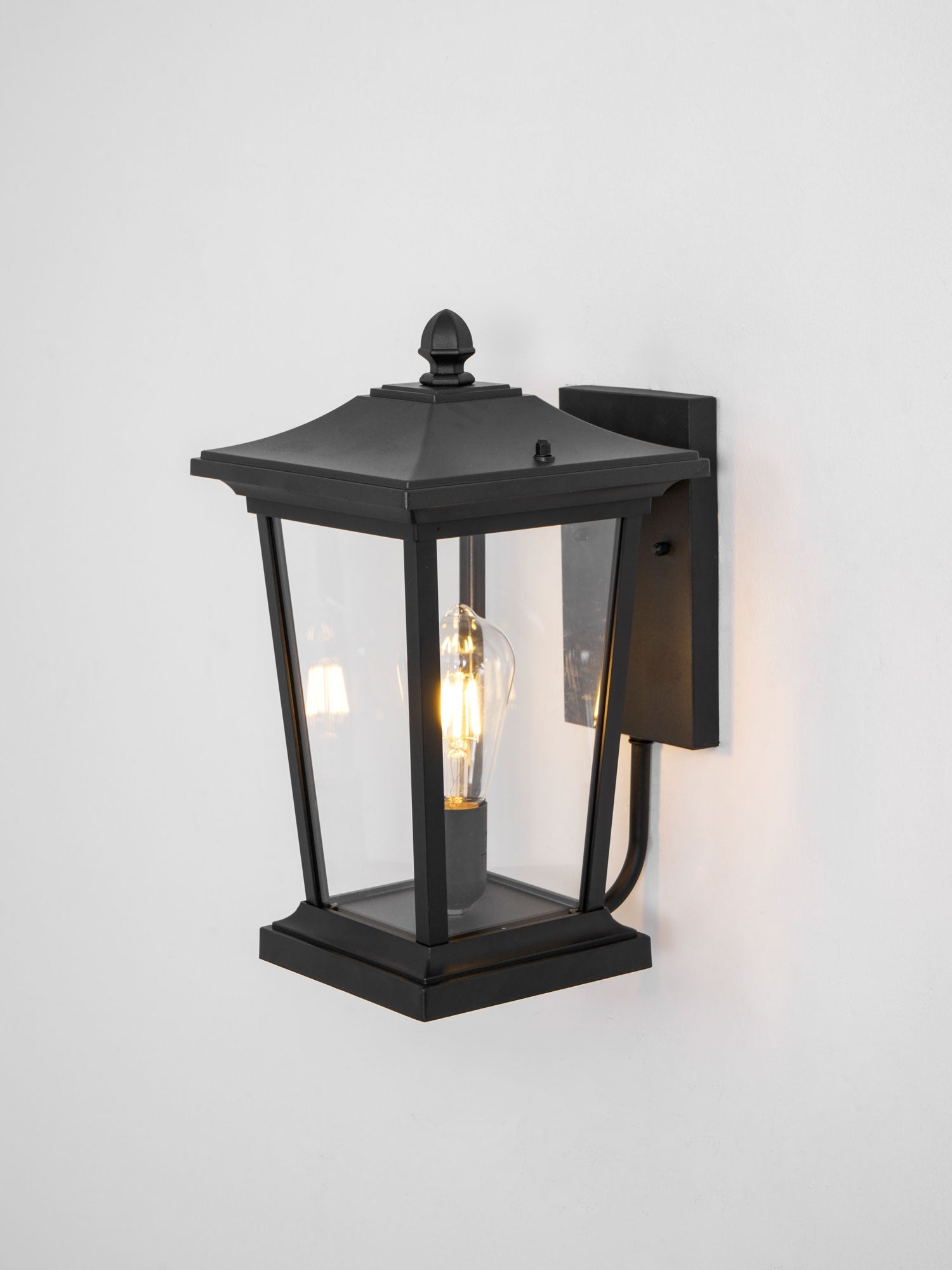 Caged Glass Carriage Lantern