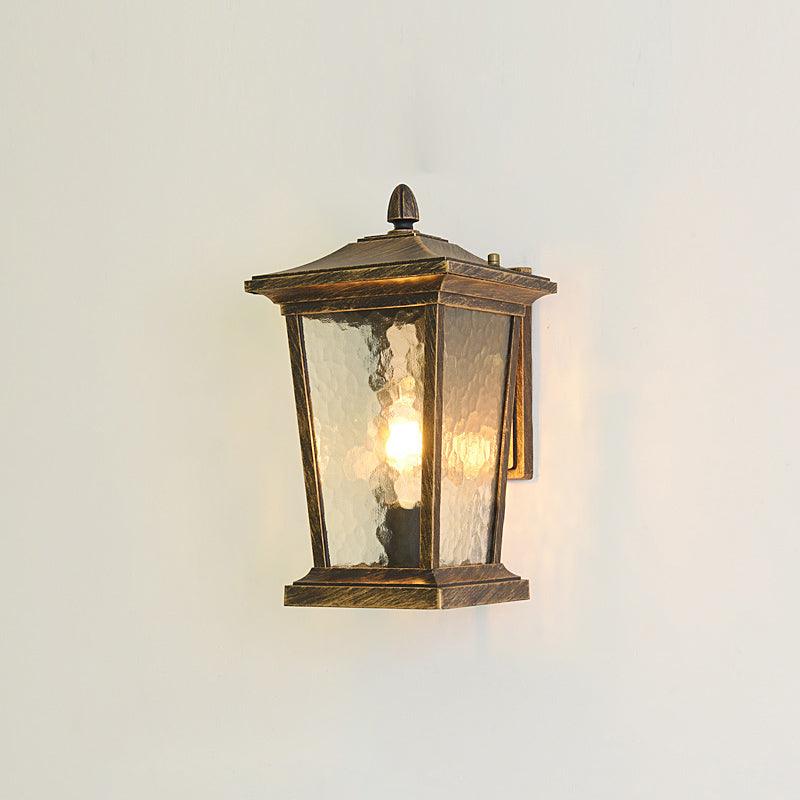 Caged Glass Carriage Lantern
