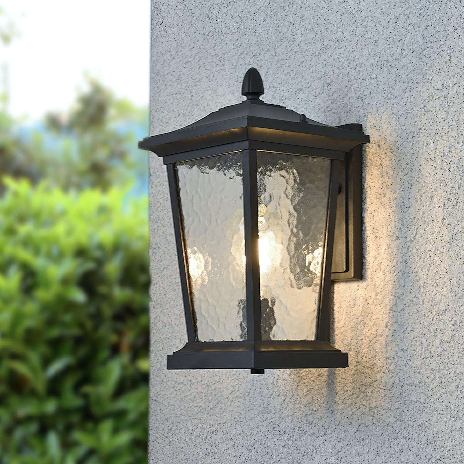Caged Glass Carriage Lantern
