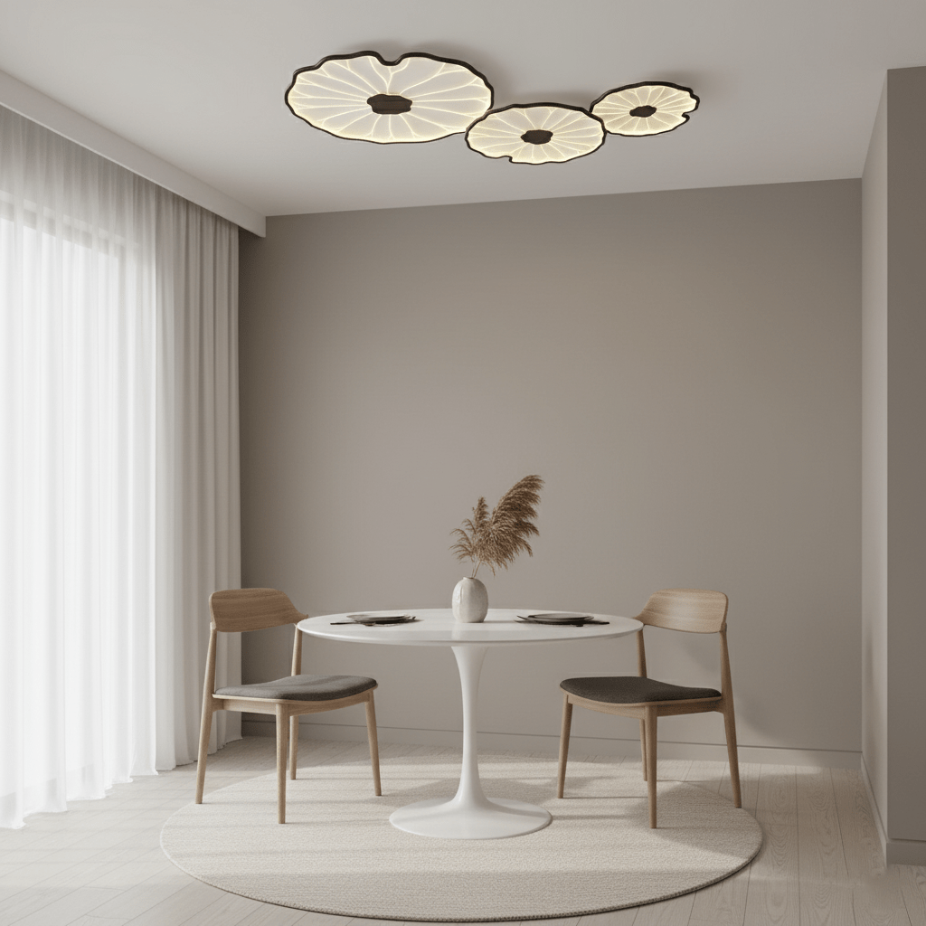 Nami Wood Grain Ceiling Lamp