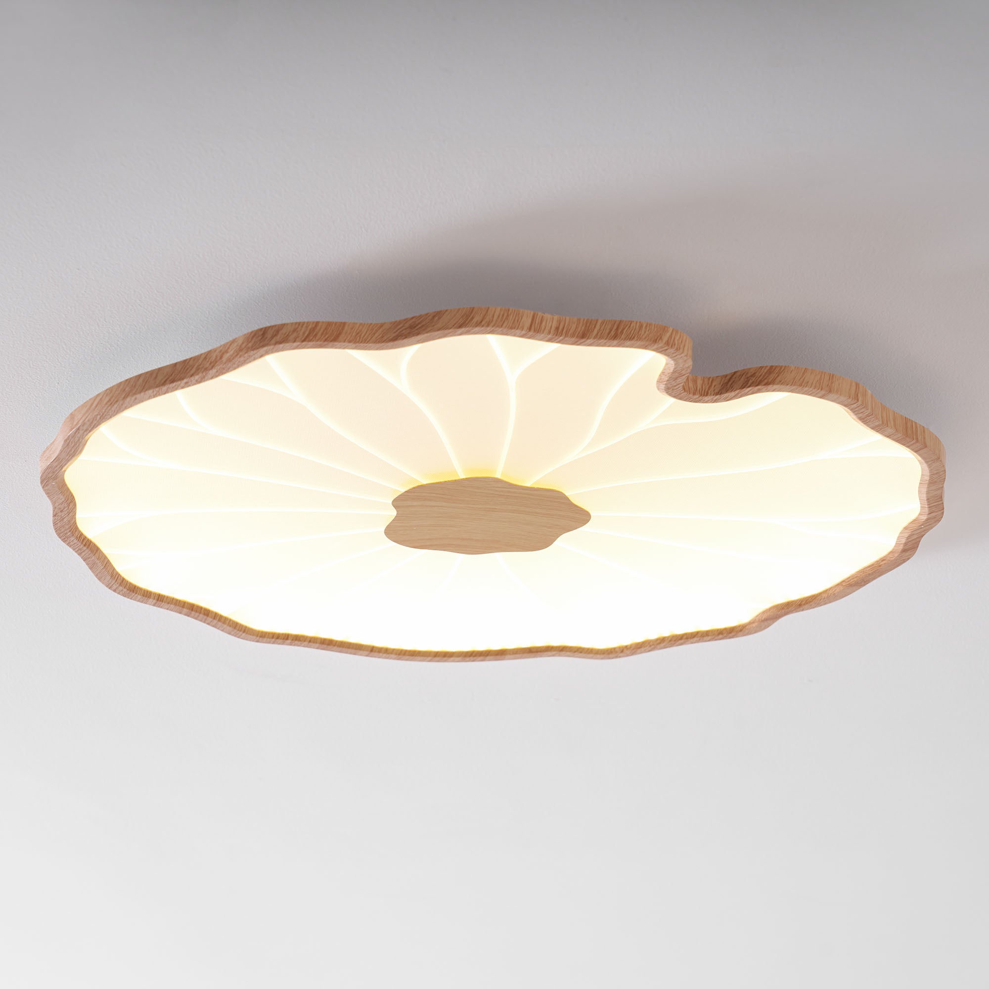 Nami Wood Grain Ceiling Lamp