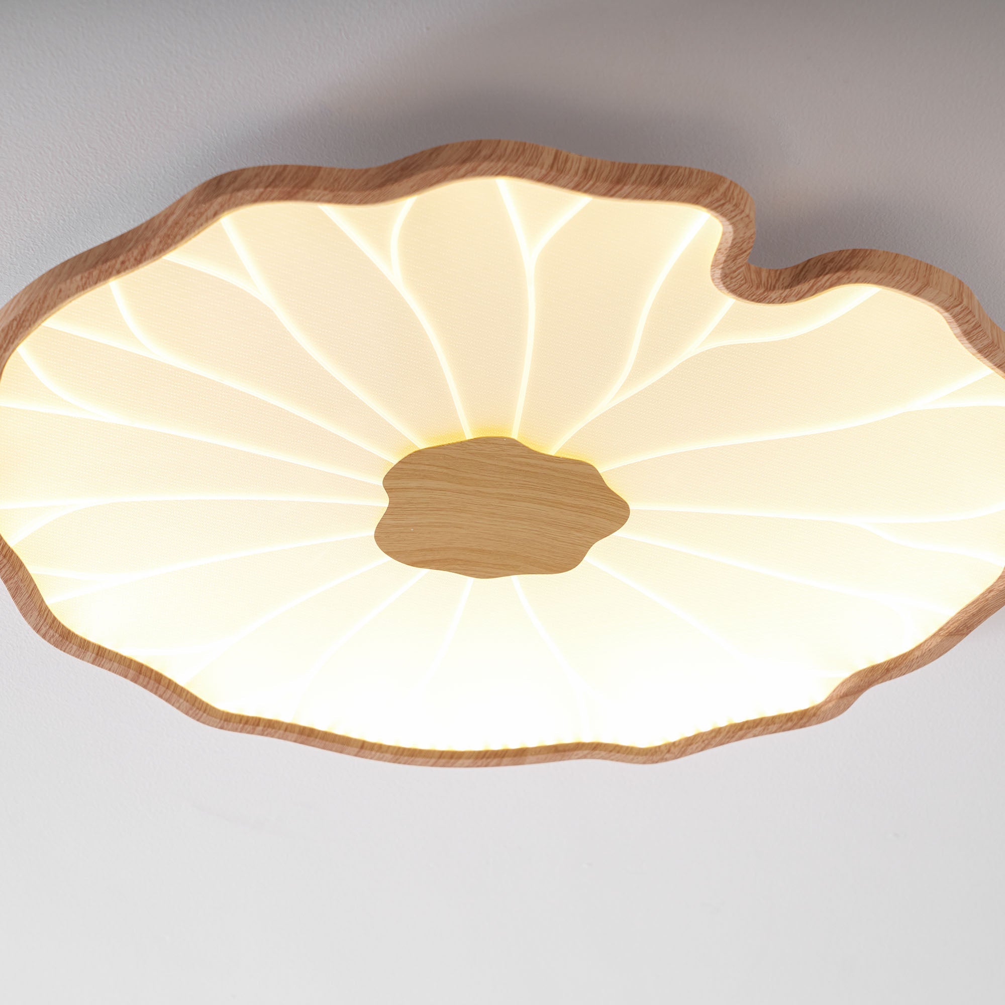 Nami Wood Grain Ceiling Lamp