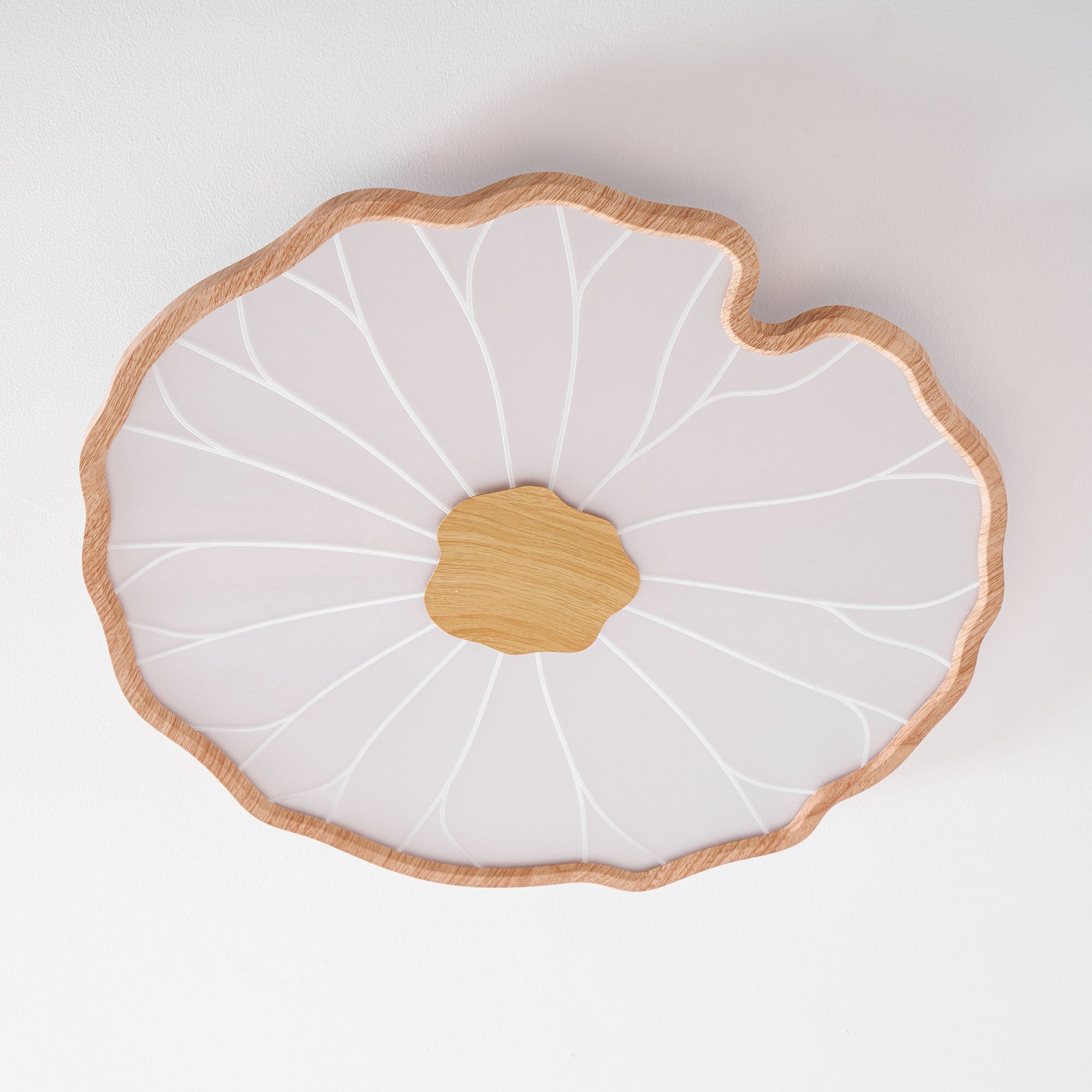Nami Wood Grain Ceiling Lamp
