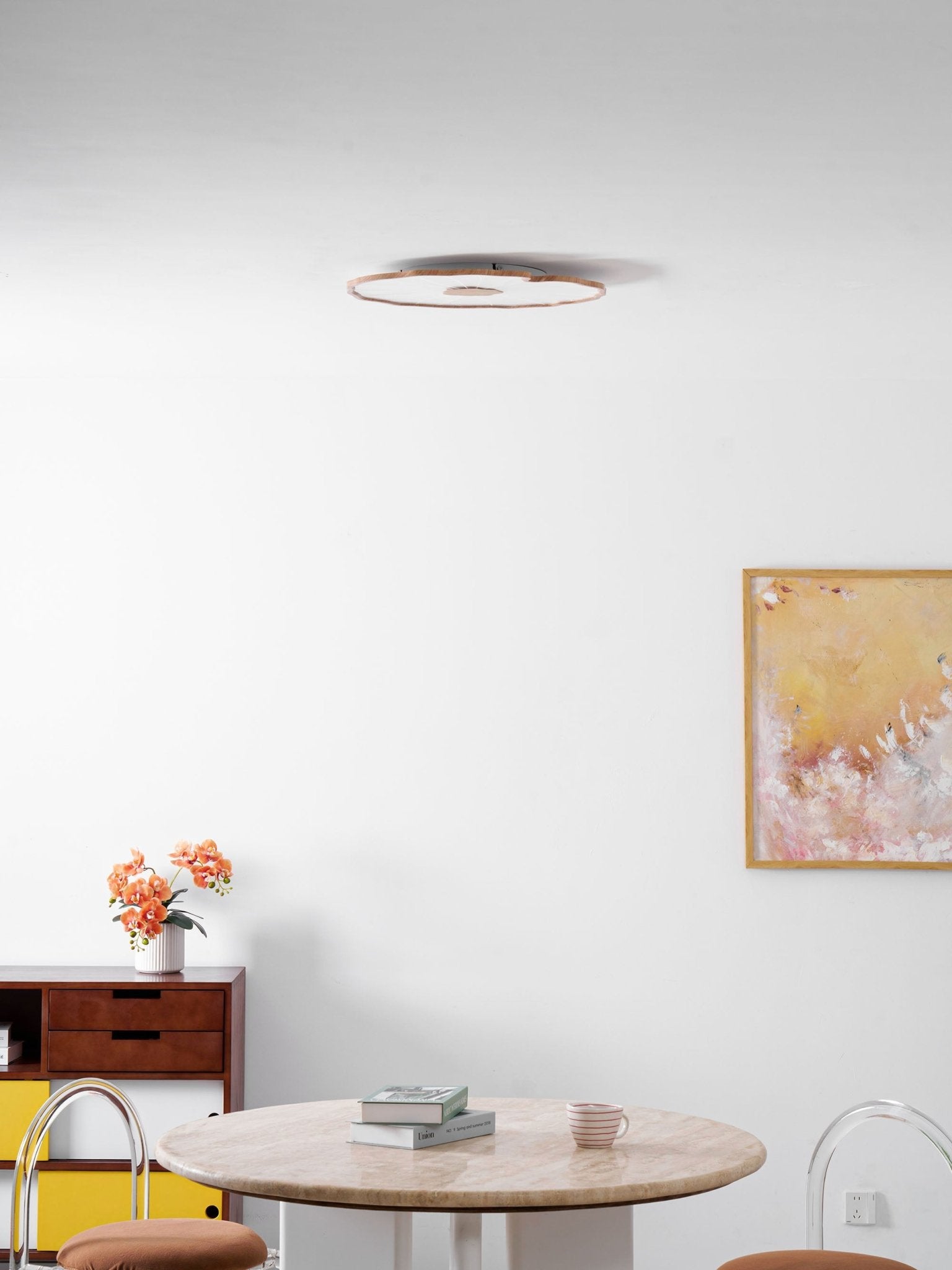 Nami Wood Grain Ceiling Lamp