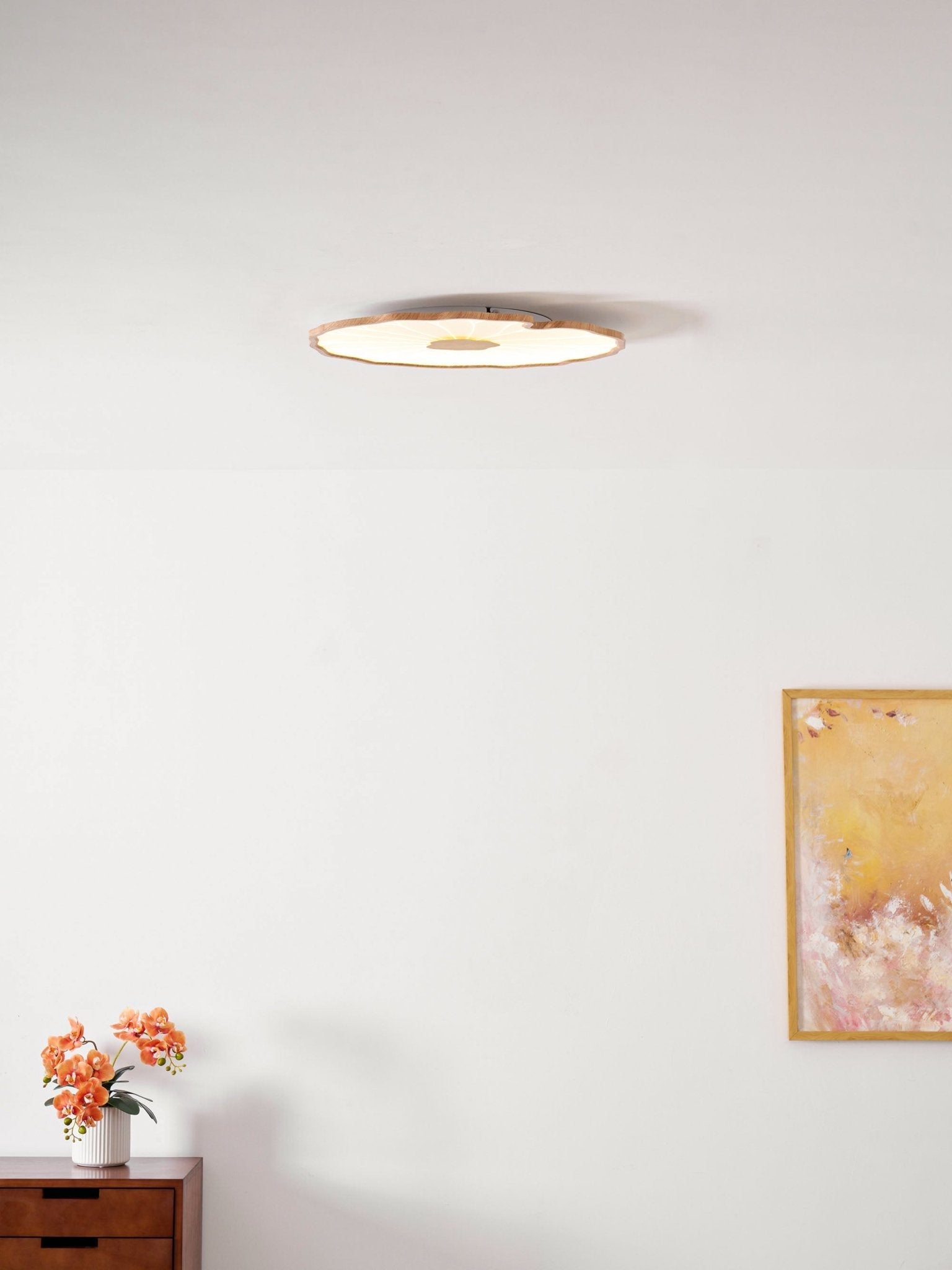 Nami Wood Grain Ceiling Lamp