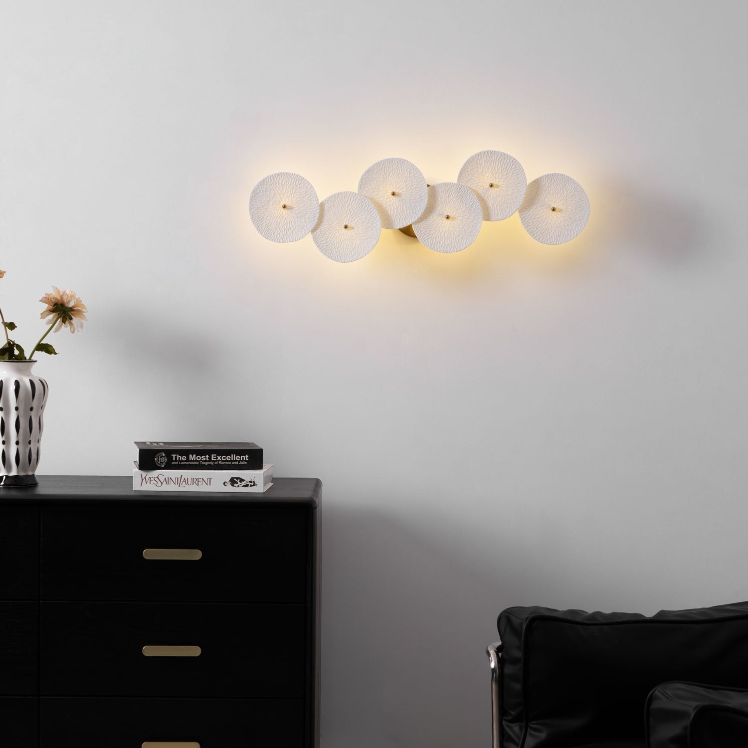 Bloom Ceramic Petal Sconce