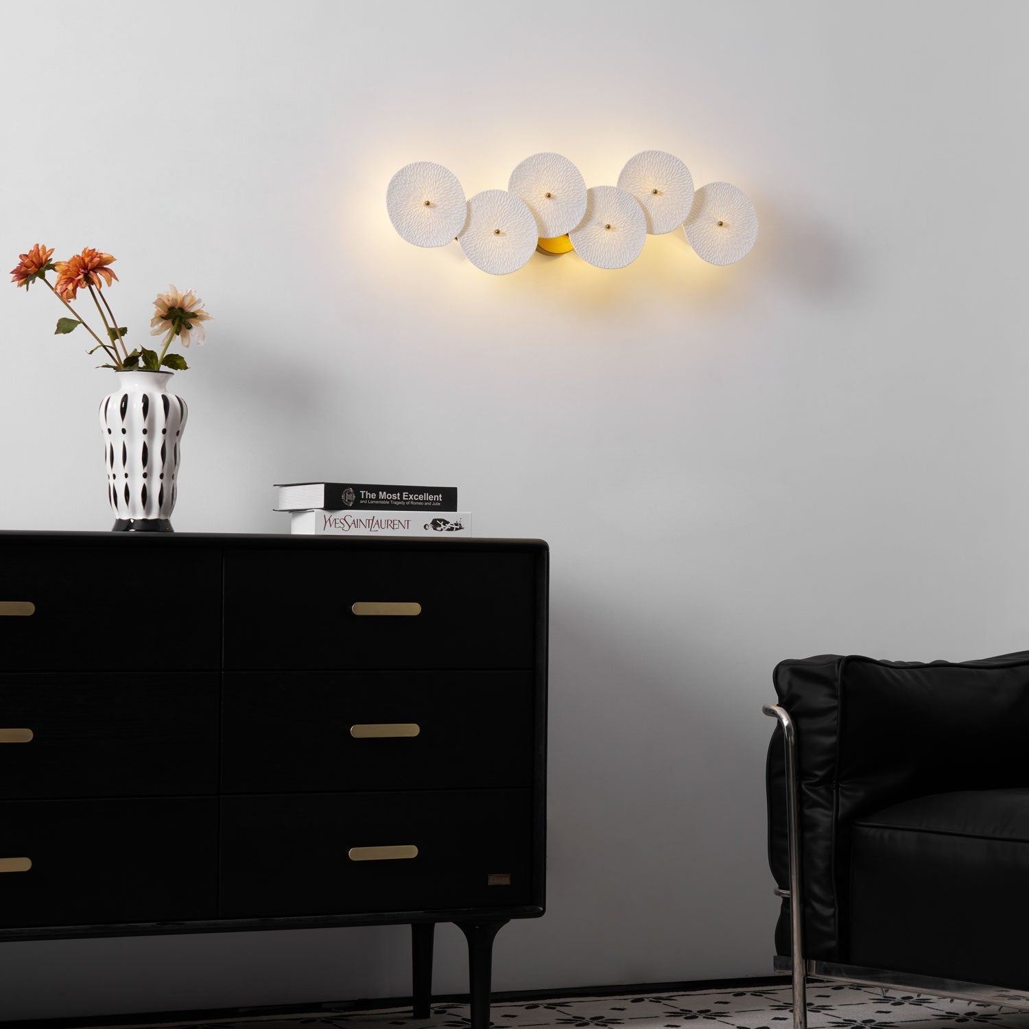 Bloom Ceramic Petal Sconce