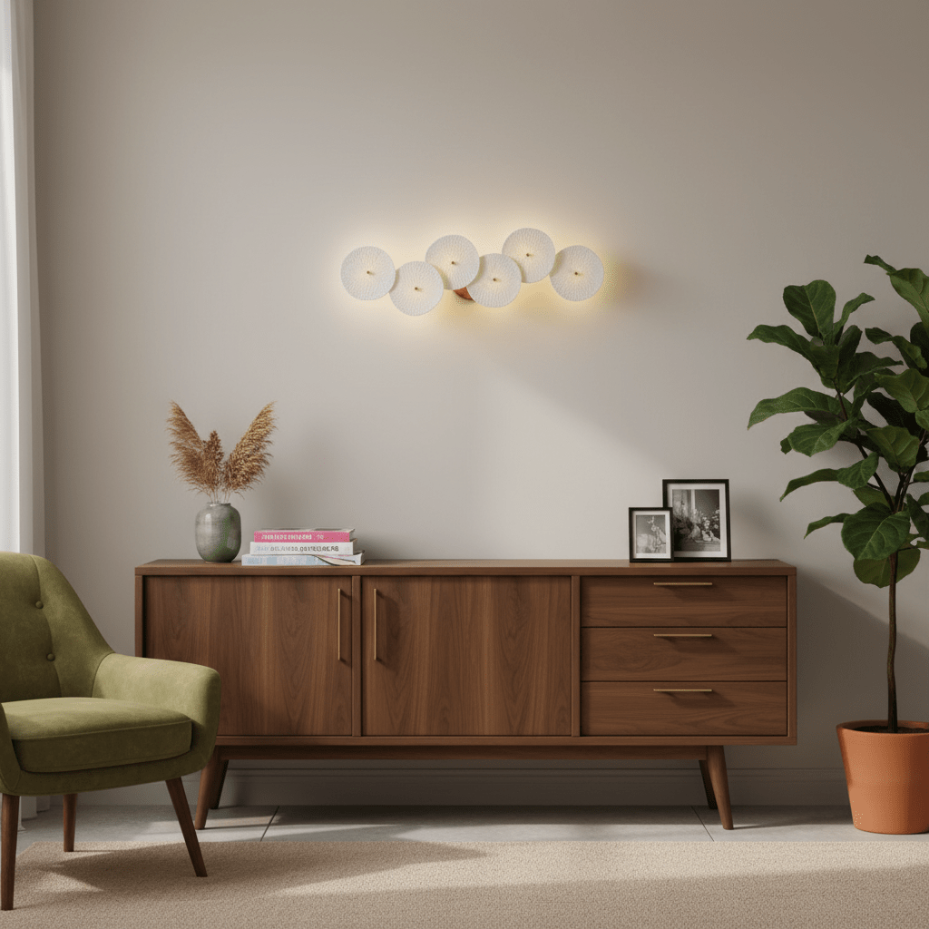 Bloom Ceramic Petal Sconce