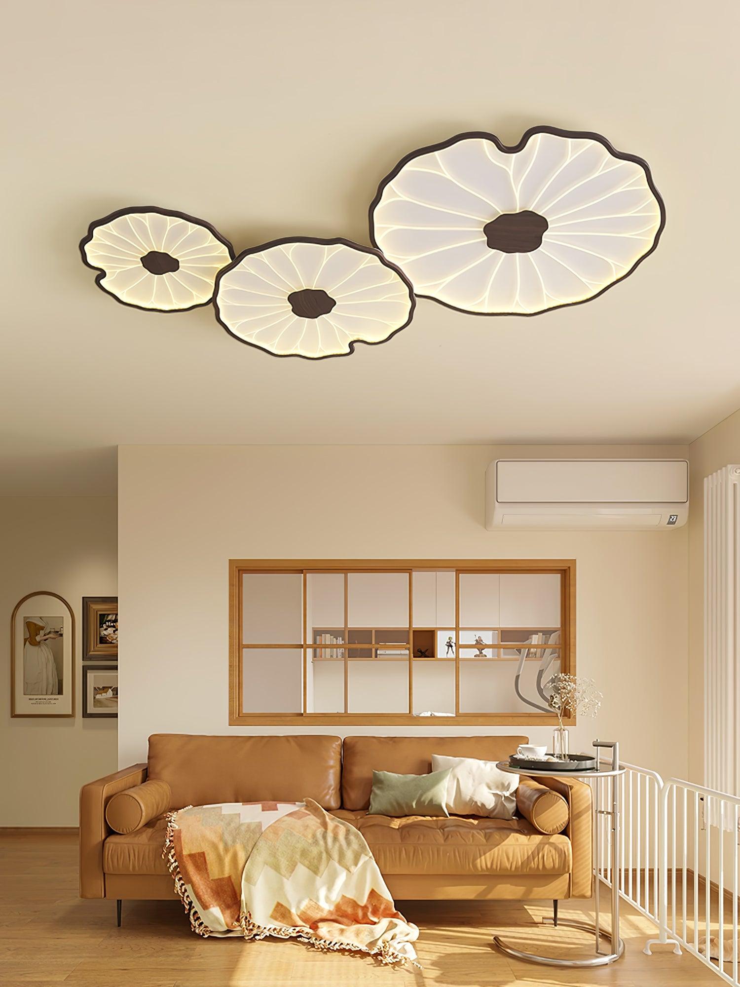 Nami Wood Grain Ceiling Lamp