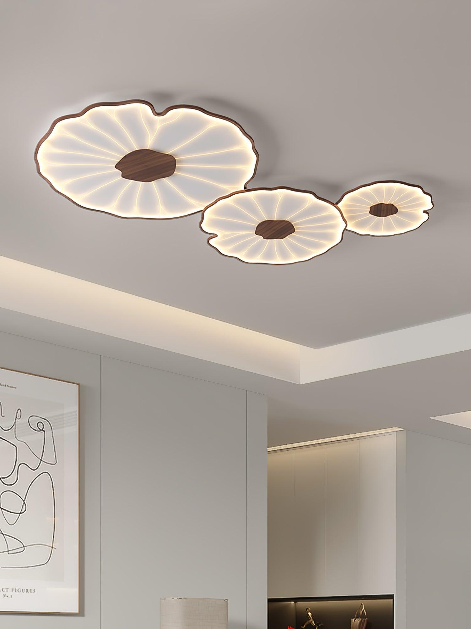 Nami Wood Grain Ceiling Lamp