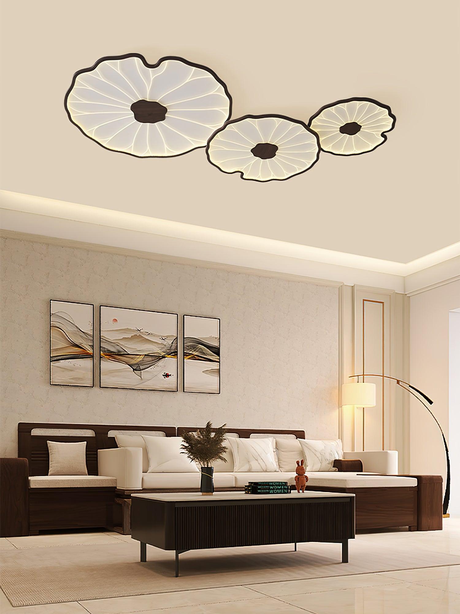 Nami Wood Grain Ceiling Lamp