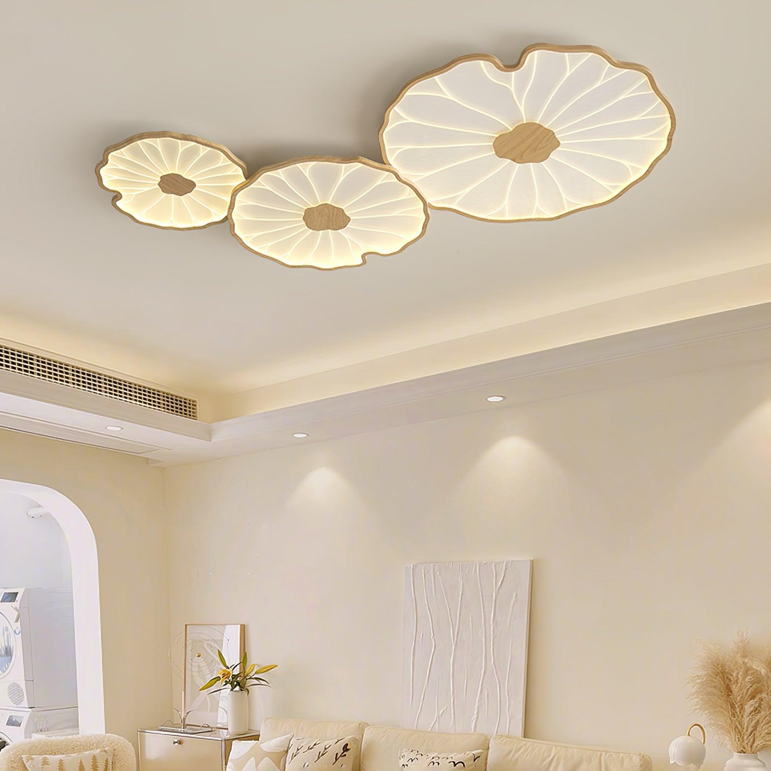 Nami Wood Grain Ceiling Lamp