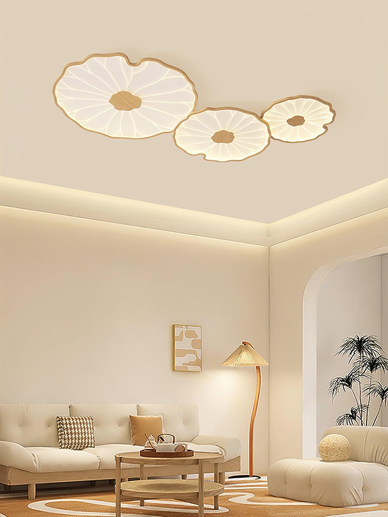 Nami Wood Grain Ceiling Lamp