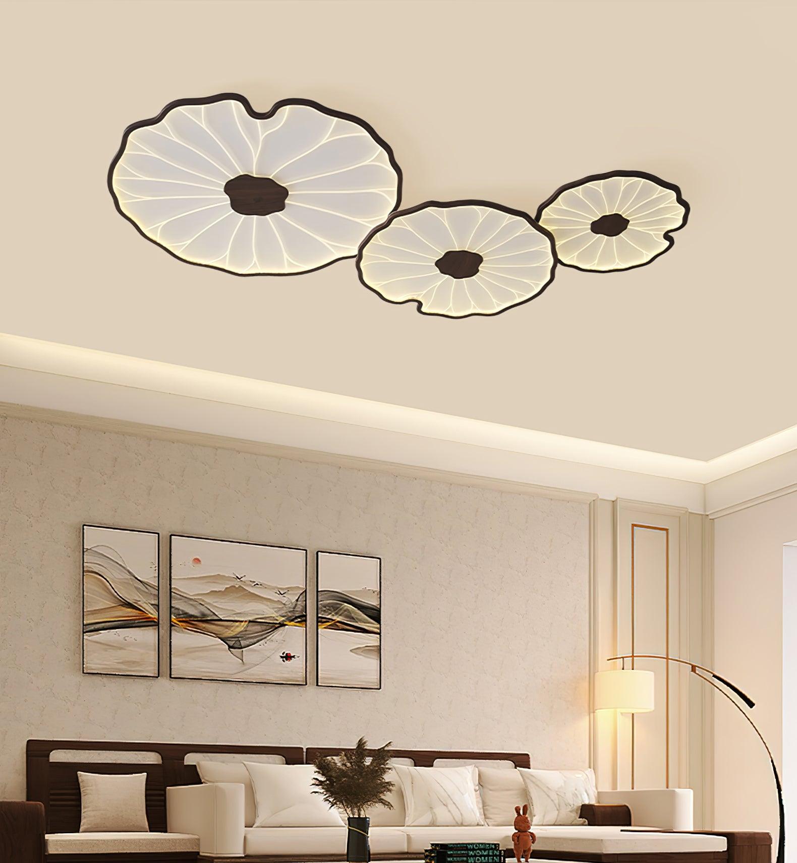 Nami Wood Grain Ceiling Lamp
