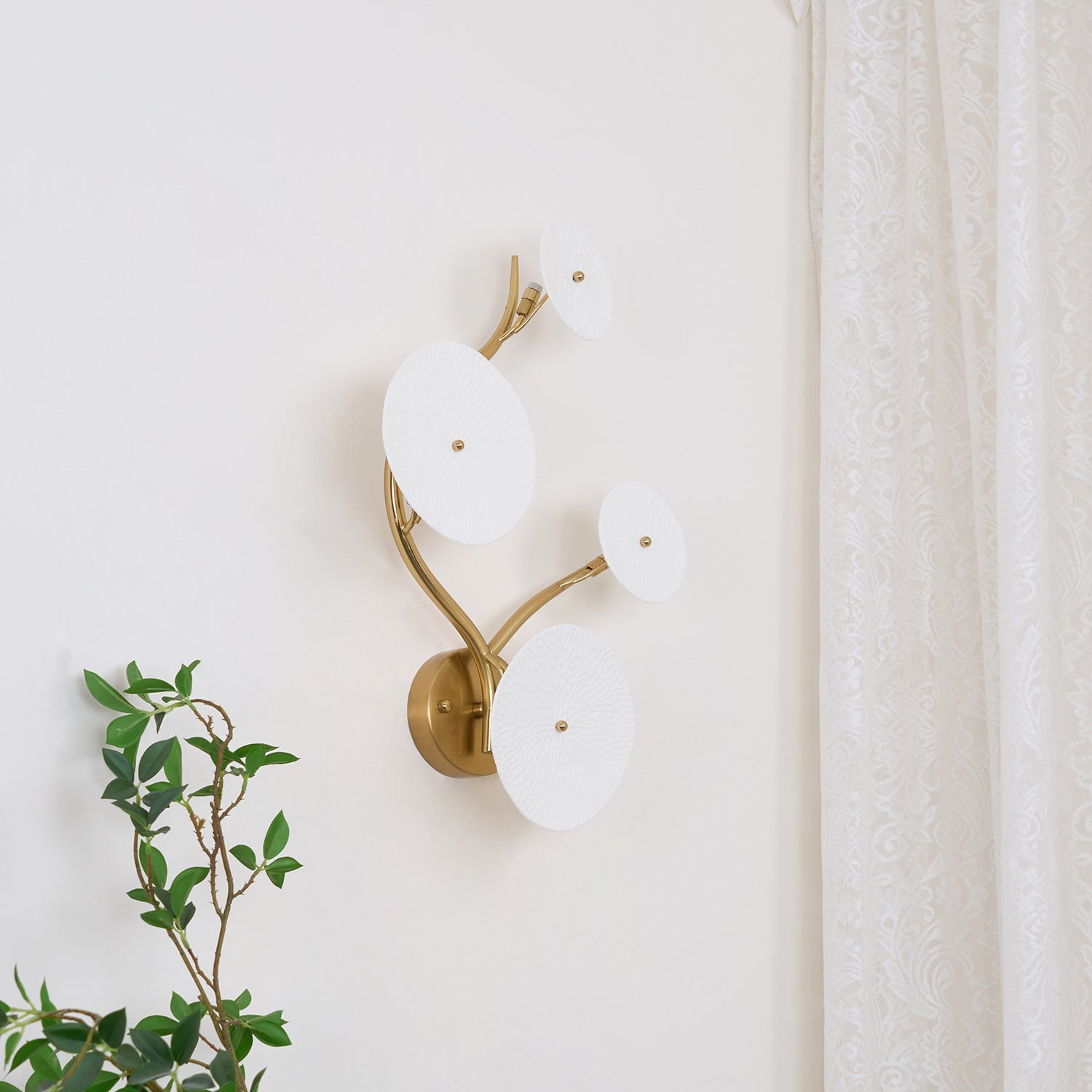 Bloom Ceramic Petal Sconce