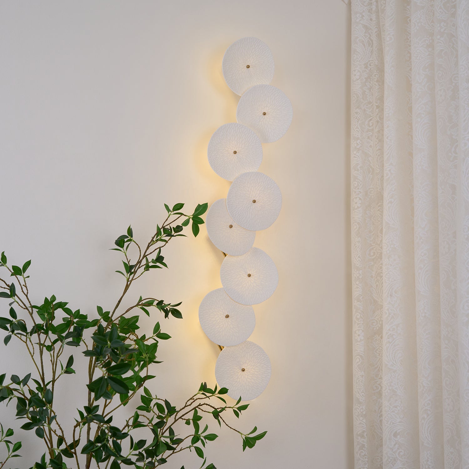 Bloom Ceramic Petal Sconce