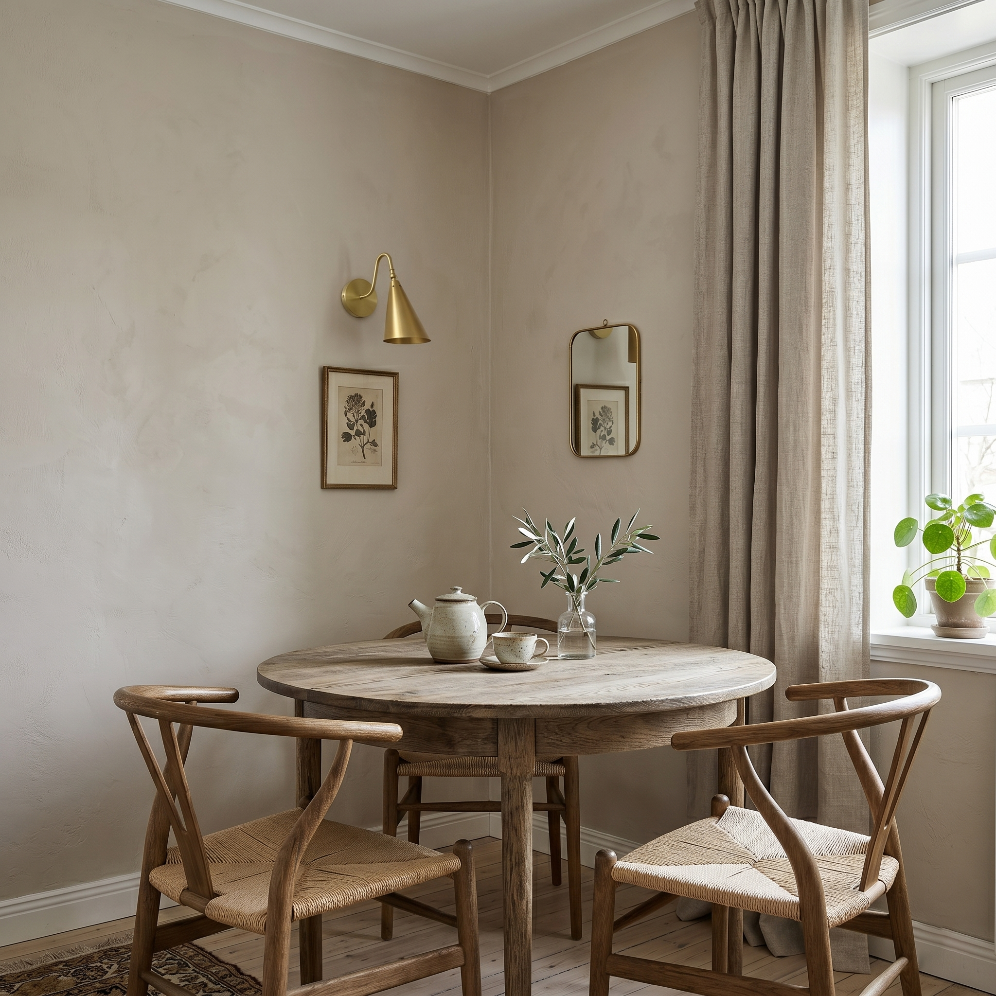 Swivel Brass Cone Wall Sconce