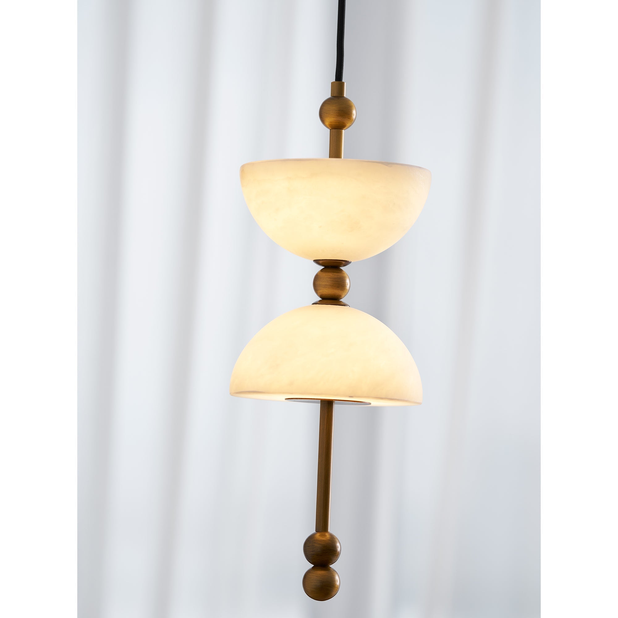 Sabine Alabaster Column Pendant