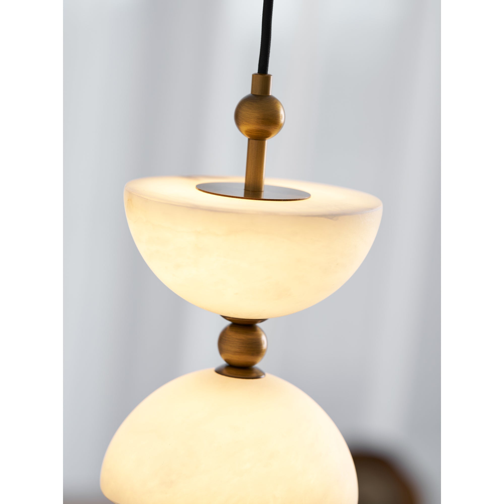 Sabine Alabaster Column Pendant