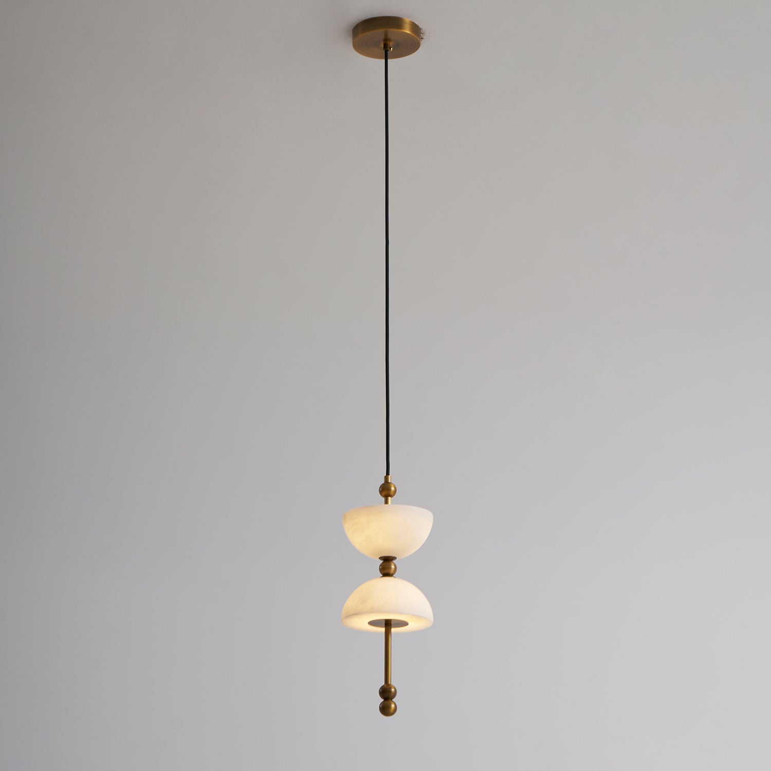 Sabine Alabaster Column Pendant