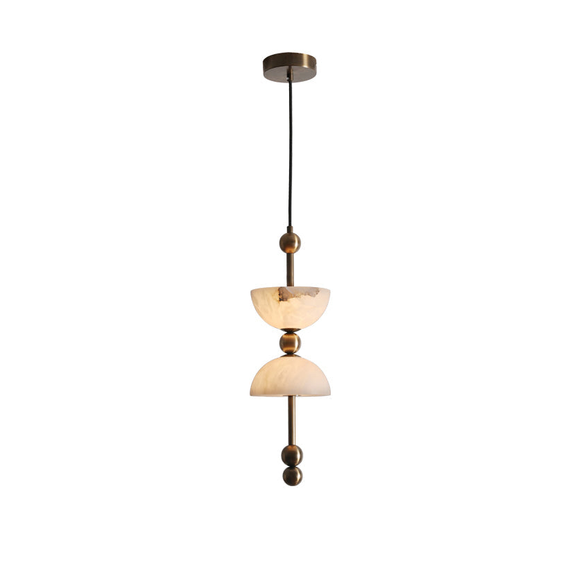 Sabine Alabaster Column Pendant