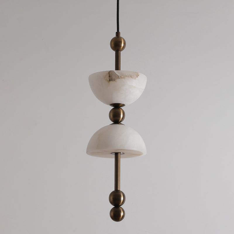 Sabine Alabaster Column Pendant
