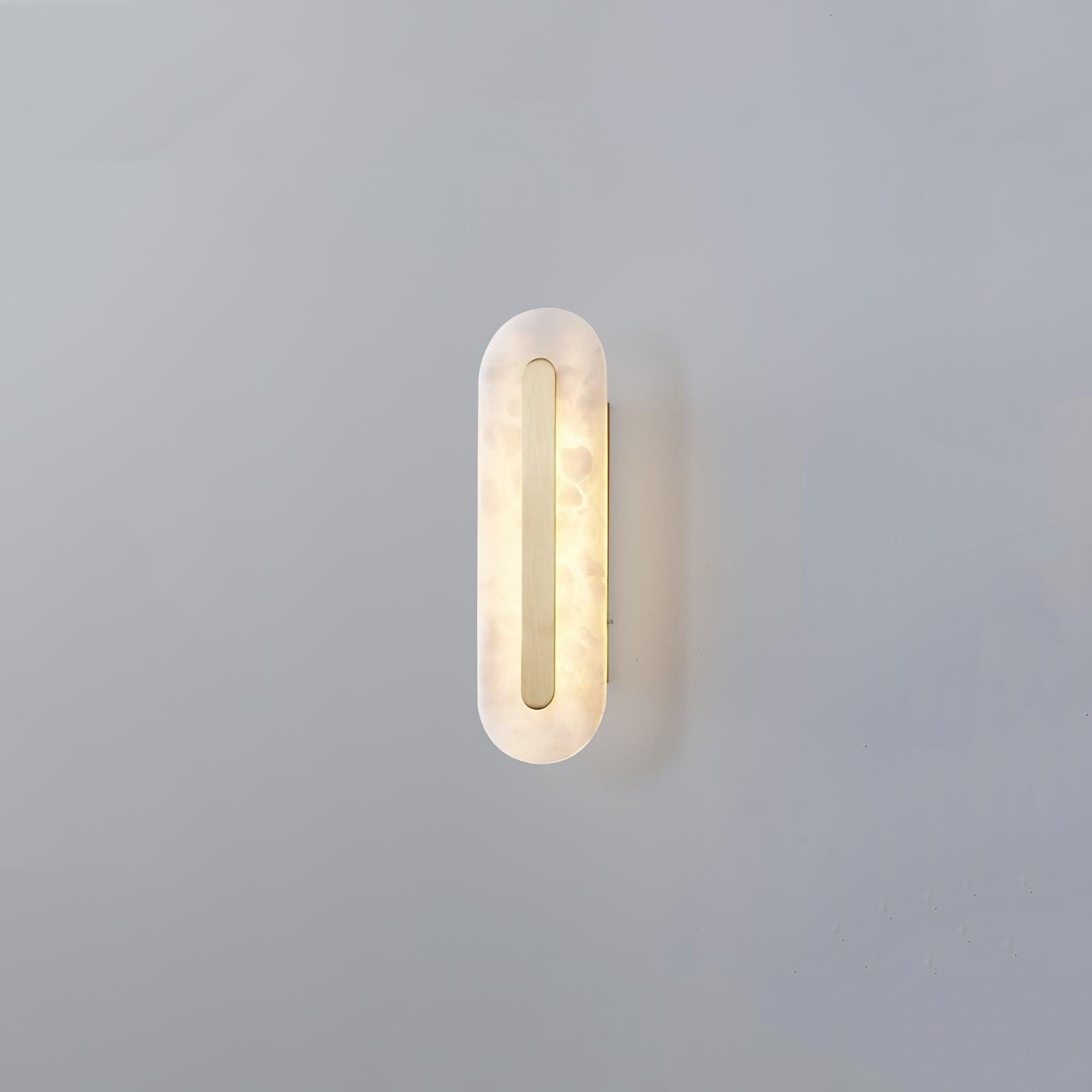 Vela Alabaster Disc Sconce