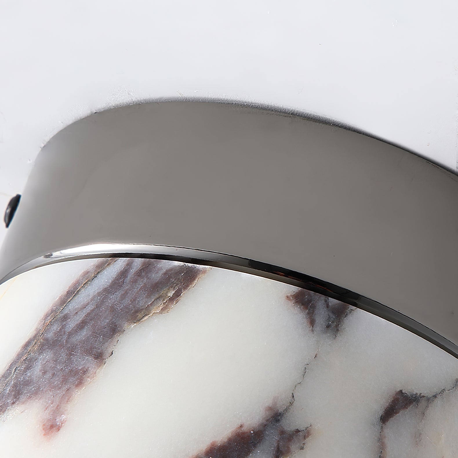 Viola Marble Cylinder Flush Mount