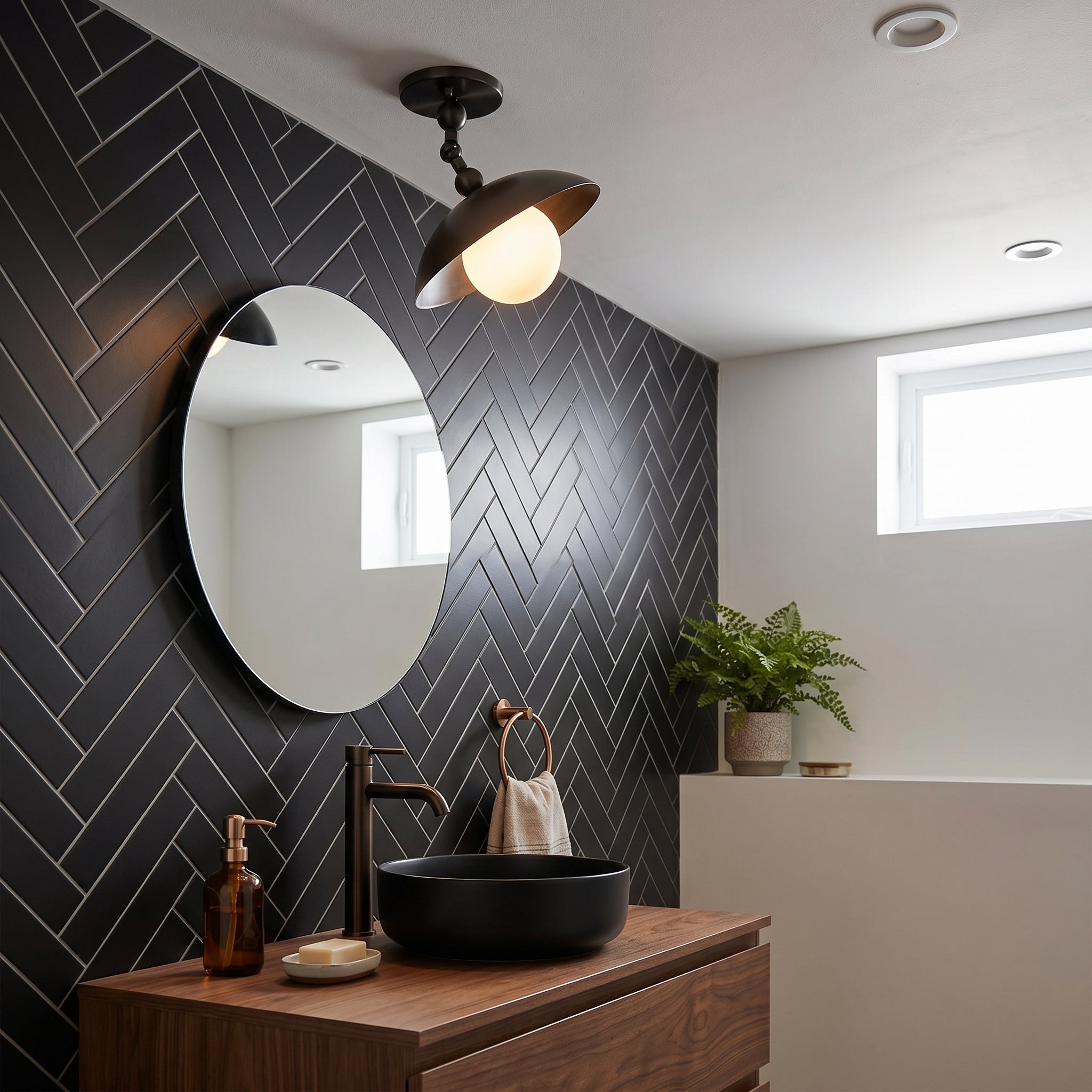 Odell Semi-Flush Ceiling Lamp