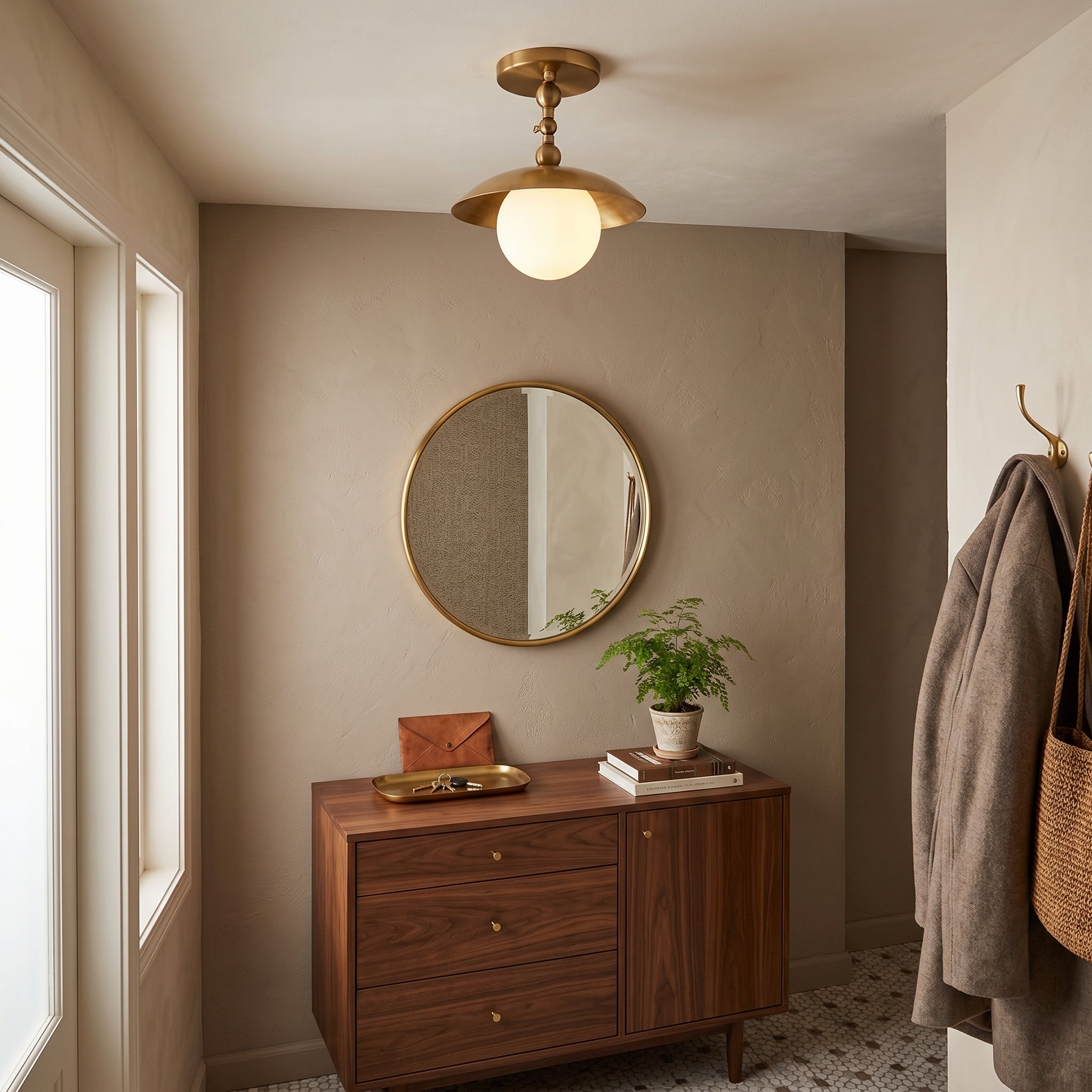 Odell Semi-Flush Ceiling Lamp