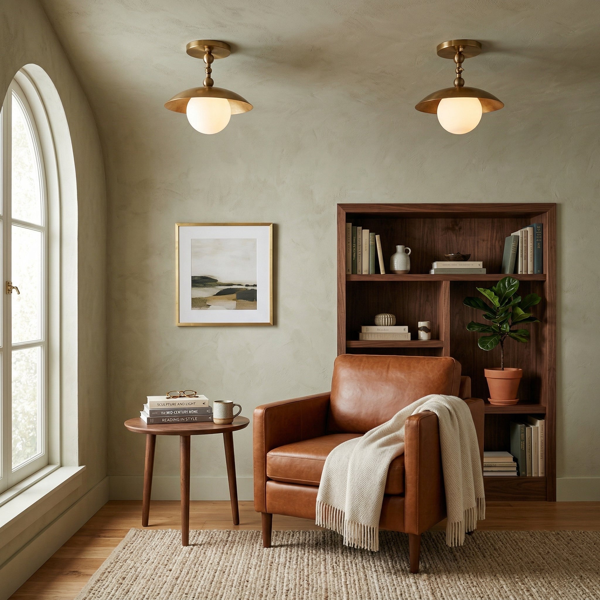 Odell Semi-Flush Ceiling Lamp
