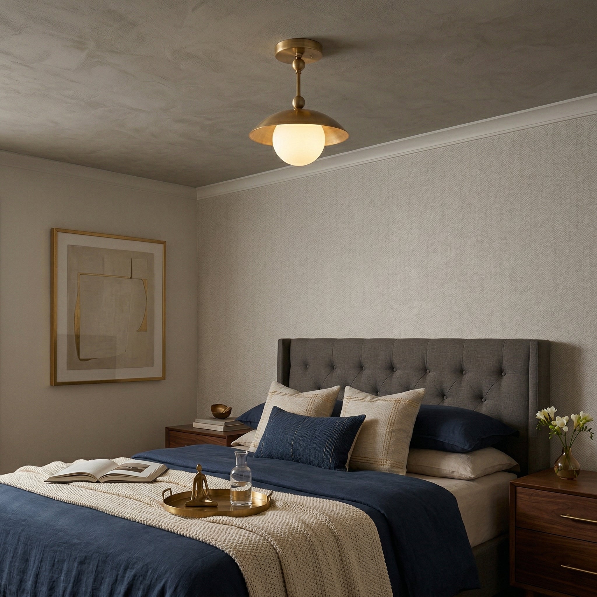 Odell Semi-Flush Ceiling Lamp