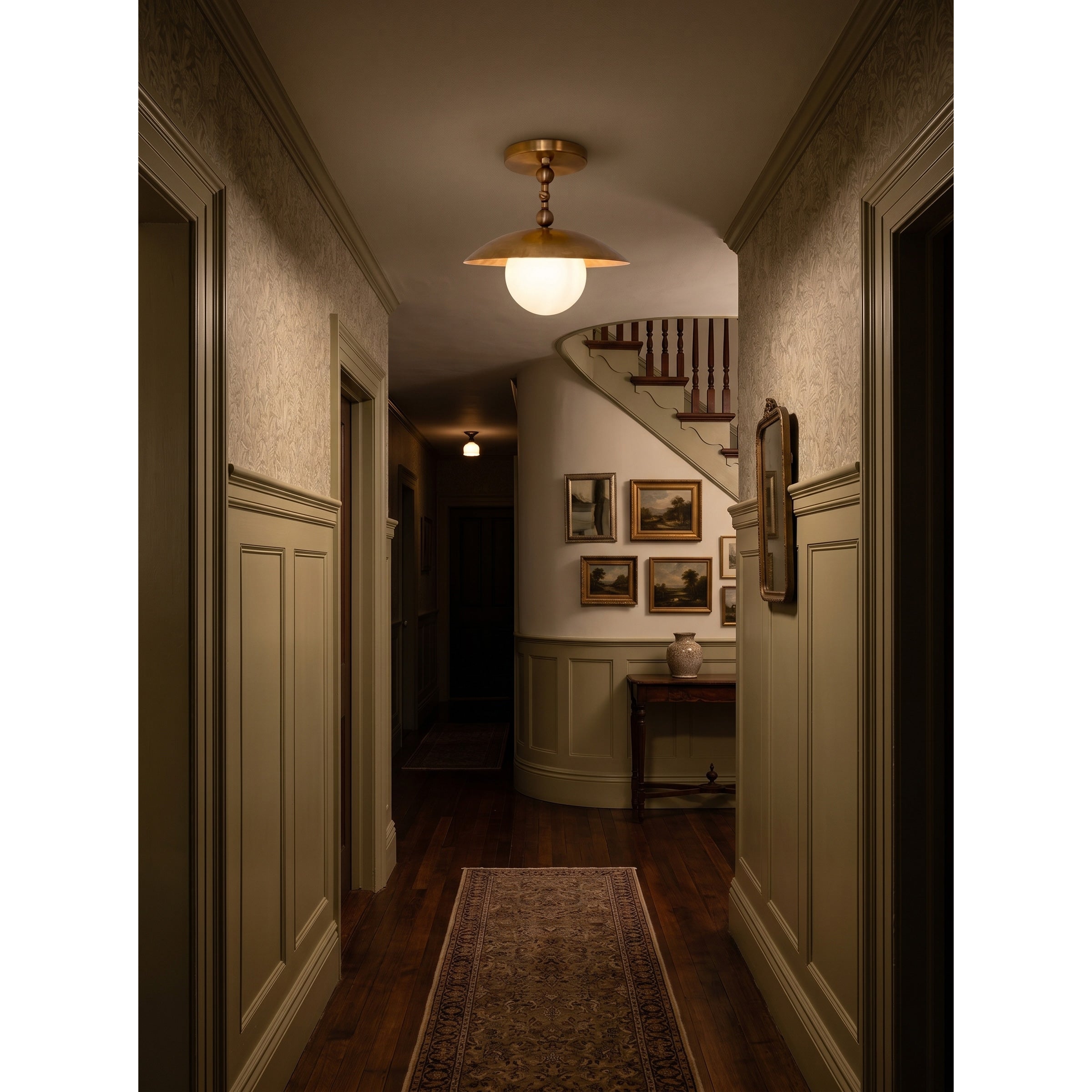 Odell Semi-Flush Ceiling Lamp