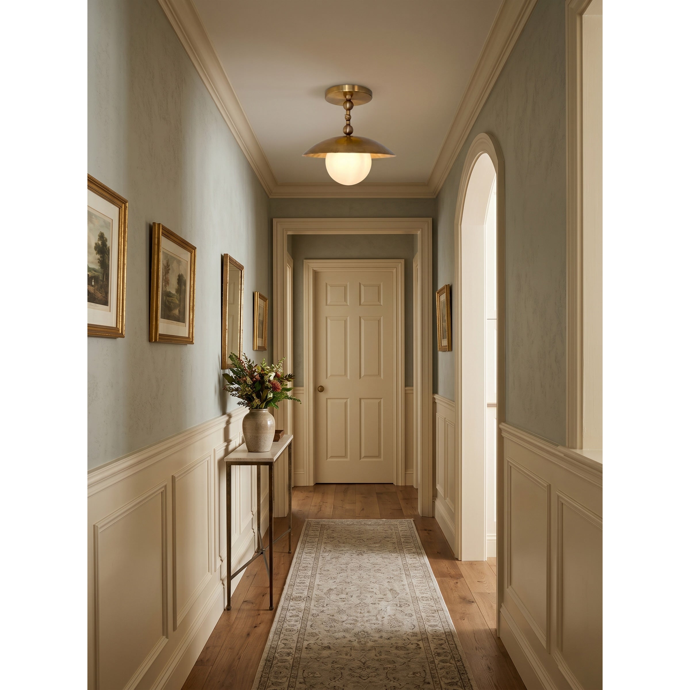Odell Semi-Flush Ceiling Lamp