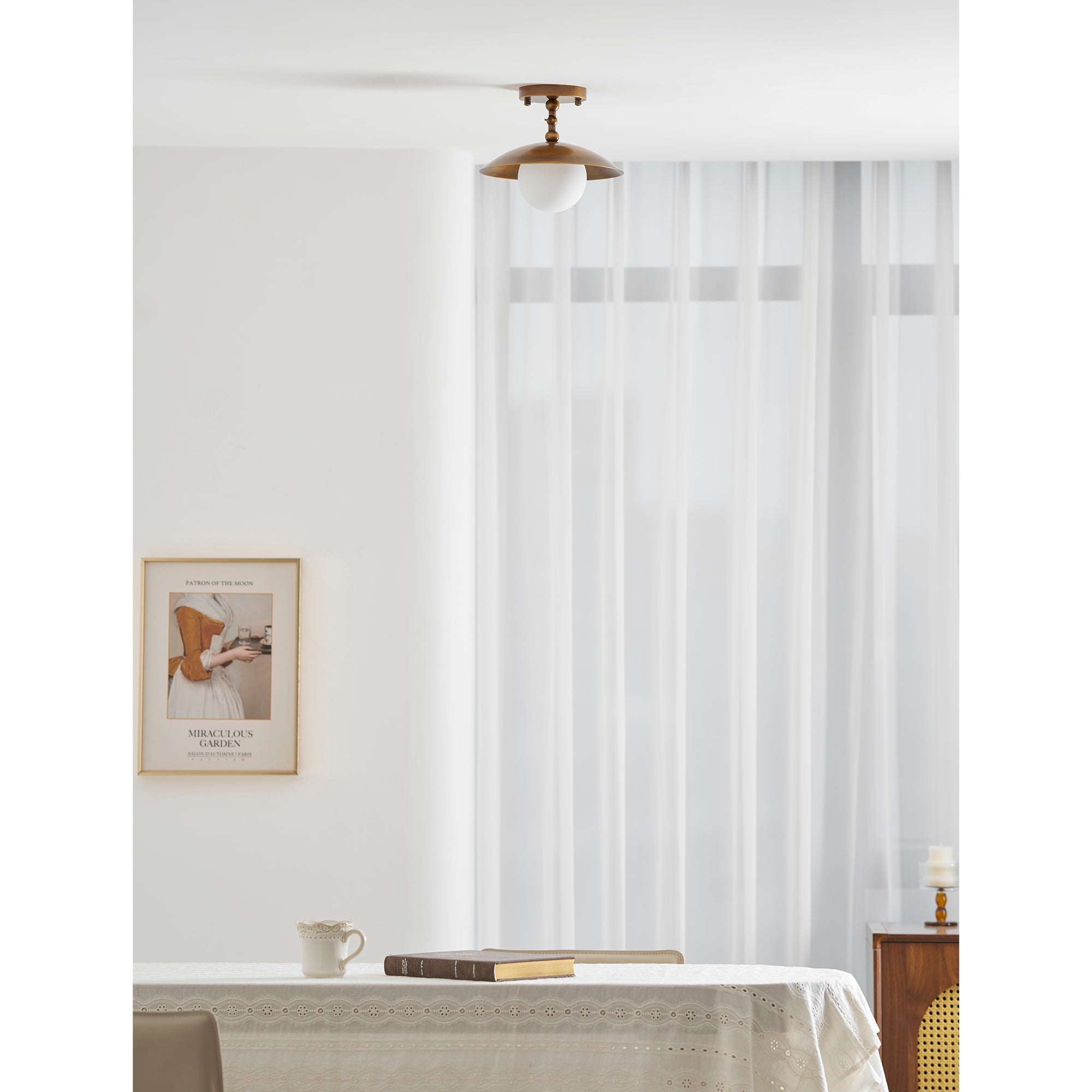 Odell Semi-Flush Ceiling Lamp