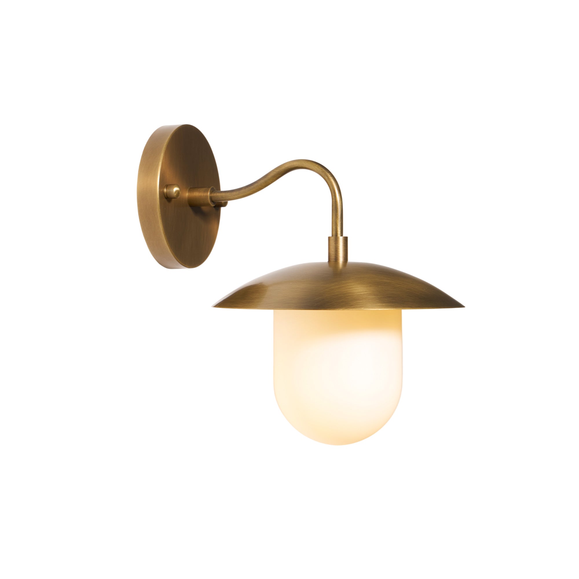 Coupe Opal Dish Sconce
