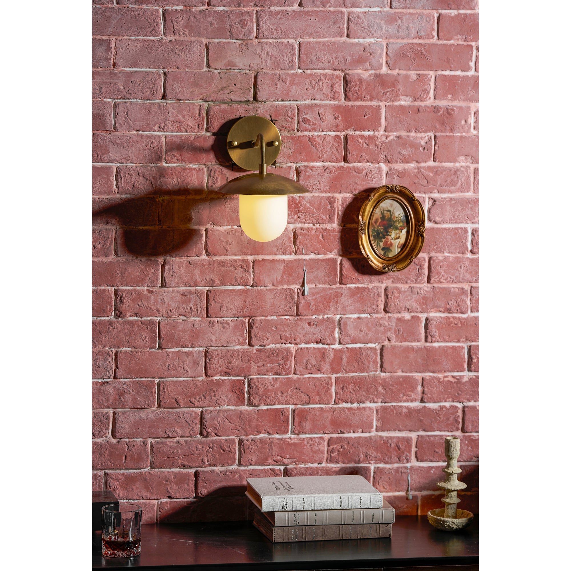Coupe Opal Dish Sconce