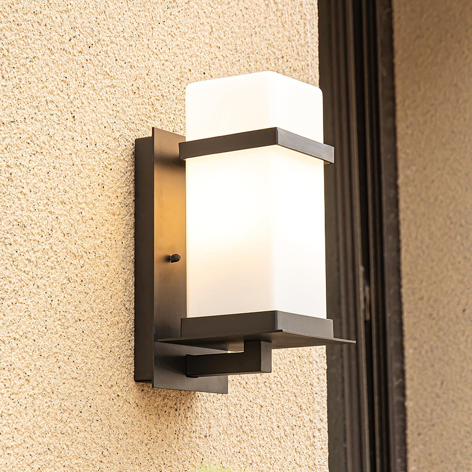Clear Glass Porch Wall Lantern