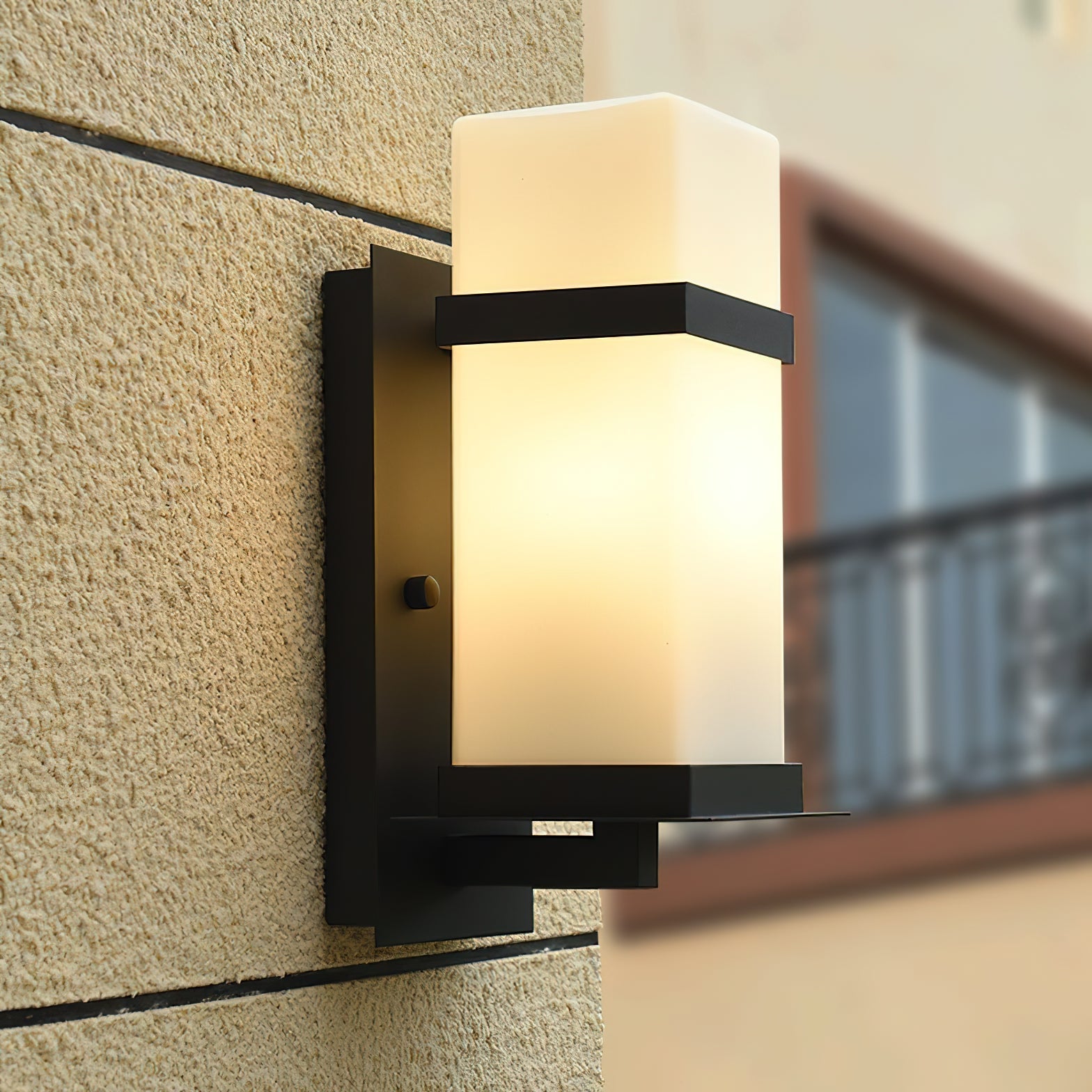 Clear Glass Porch Wall Lantern
