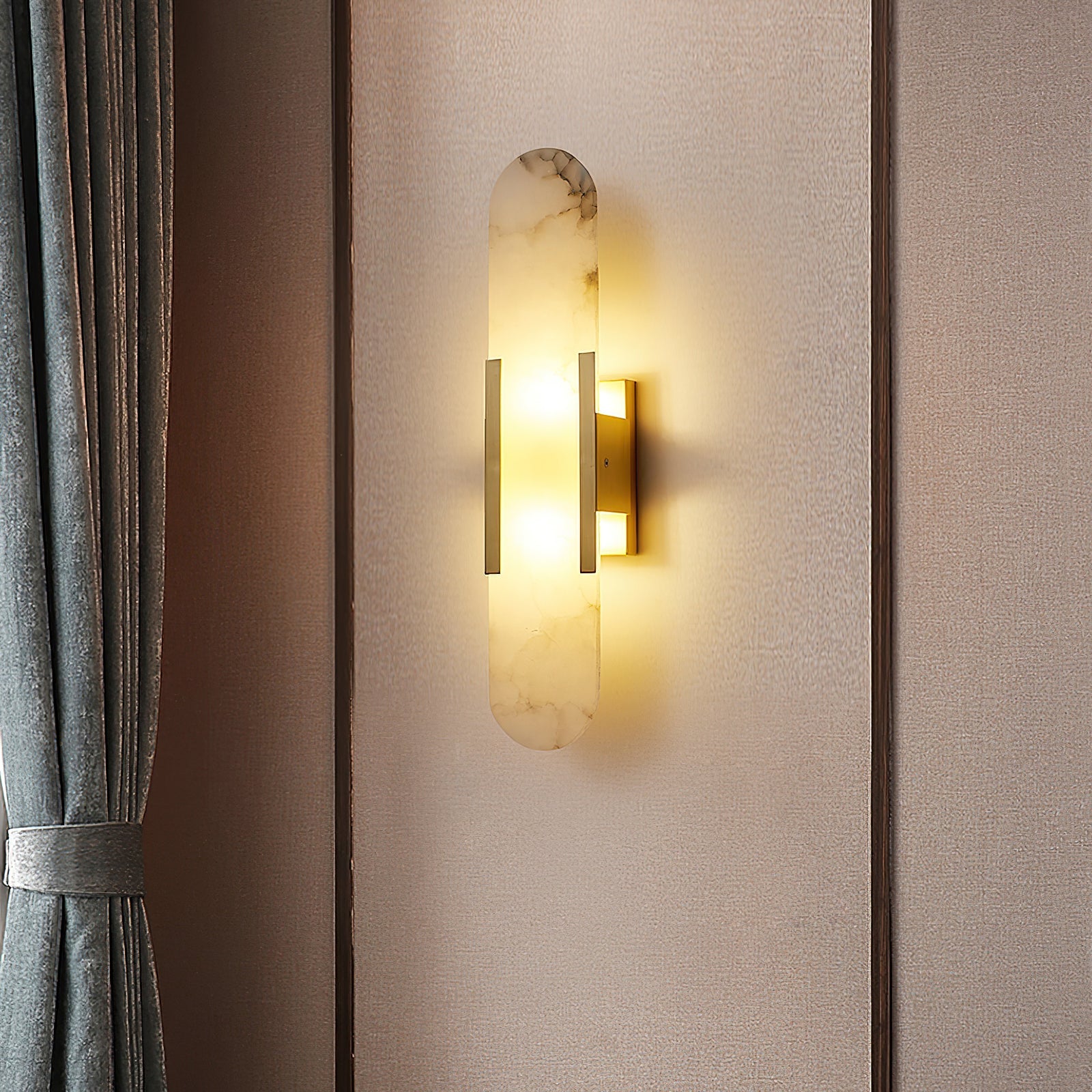 Lumia Stone Column Sconce